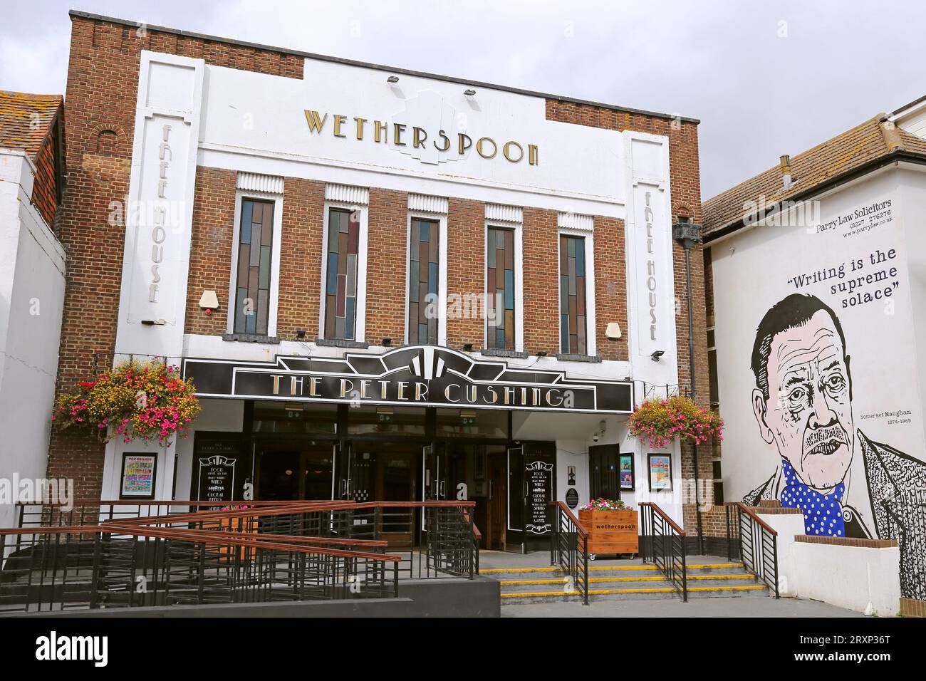 Peter Cushing pub, Oxford Street, Whitstable, Kent, Inghilterra, gran Bretagna, Regno Unito, Regno Unito, Europa Foto Stock