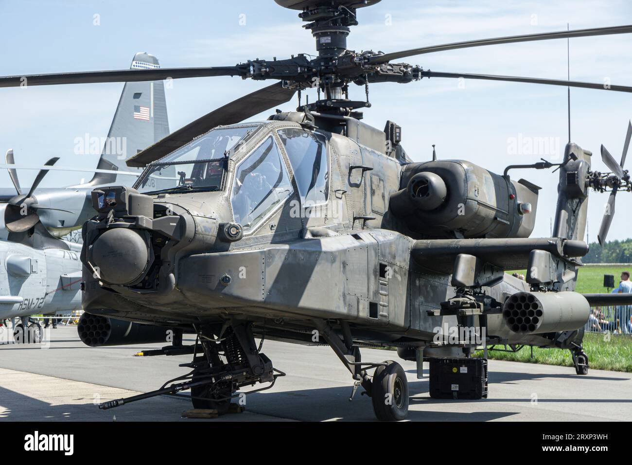 AH-64D Apache, Berlino, Germania Foto Stock