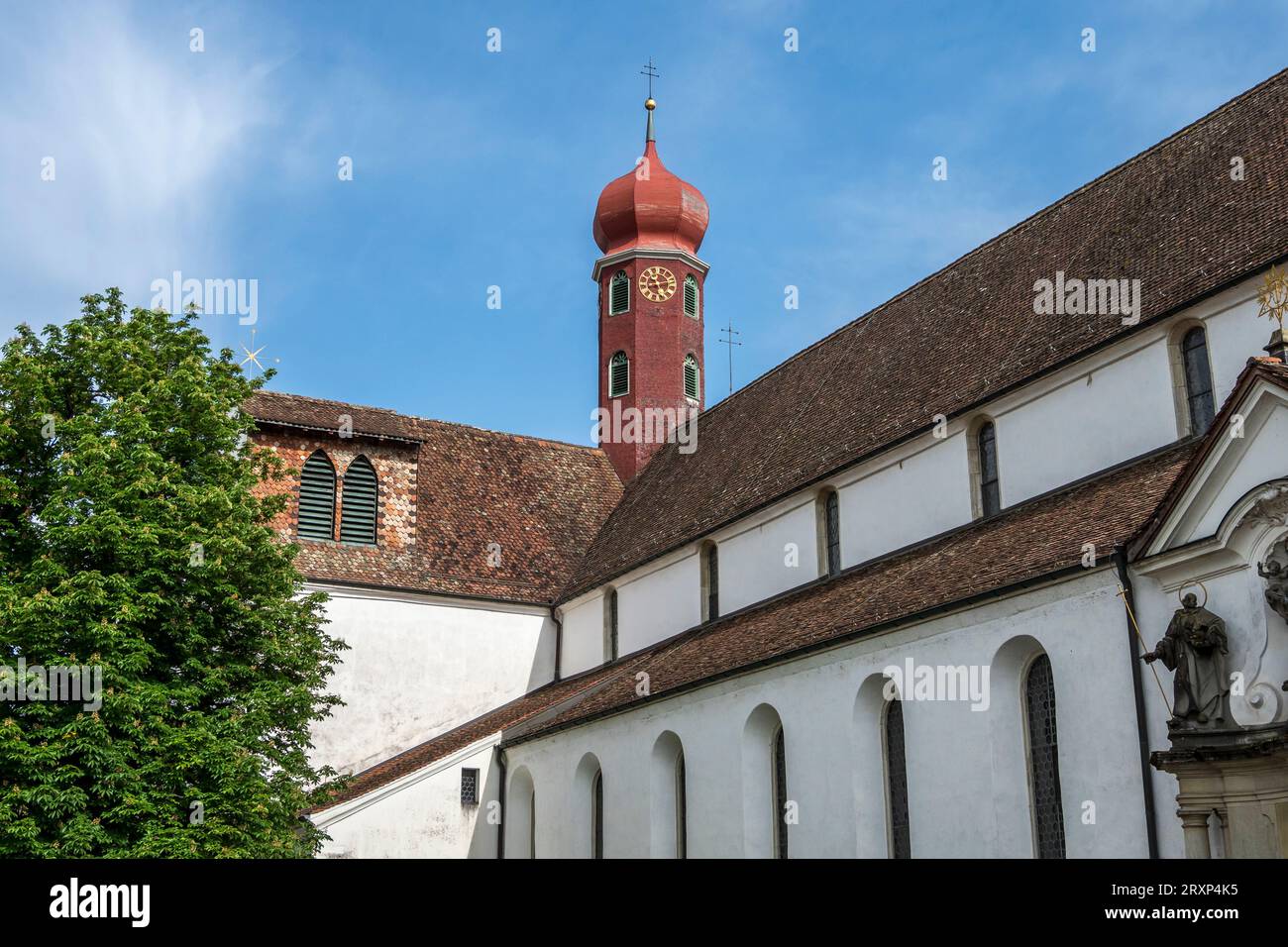 Monastero sulla penisola di Wettingen sul fiume Limmat, Baden, Argovia, Svizzera. Foto Stock