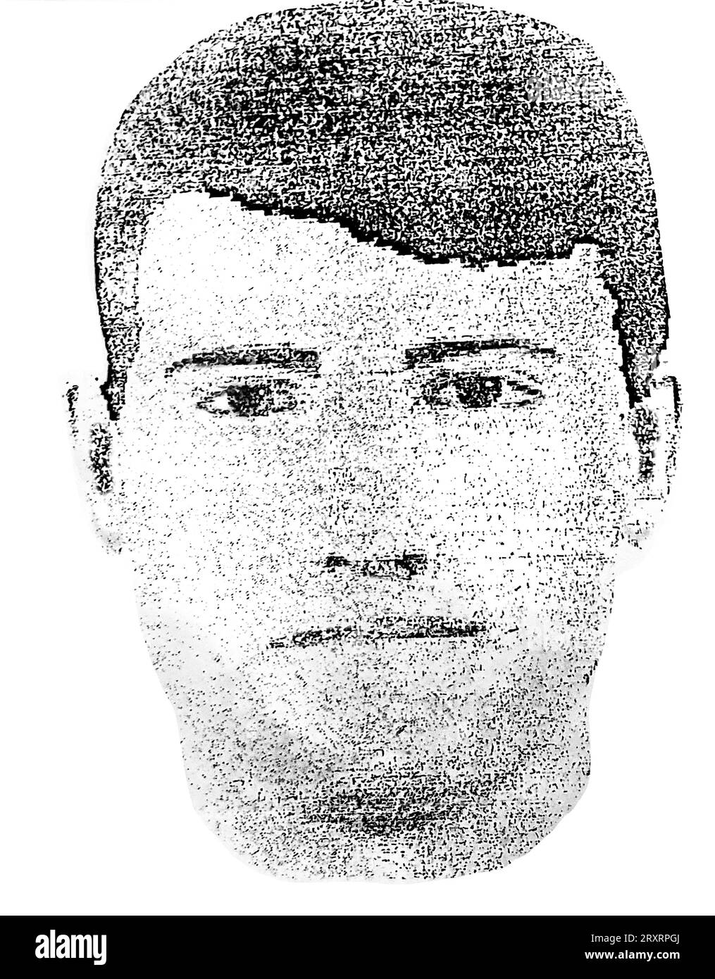 Foto del file stampato non datato emesso da Avon e Somerset Police di un e-fit che è stato rilasciato come parte di un appello pubblico nel 1996 di un uomo visto all'interno del nightclub Cadillacs con una donna che corrisponde alla descrizione di Melanie Hall. Il padre della laureata Melanie Hall, assassinata quasi 30 anni fa, ha parlato dell'impatto devastante che la sua morte ha avuto sulla loro famiglia in un nuovo documentario. La signora Hall è stata vista per l'ultima volta al nightclub Cadillacs a Bath nelle prime ore del 9 giugno 1996, dopo una serata con gli amici. Gli operai trovarono i suoi resti vicino all'autostrada M5 il 5 ottobre 2009. Problema da Foto Stock