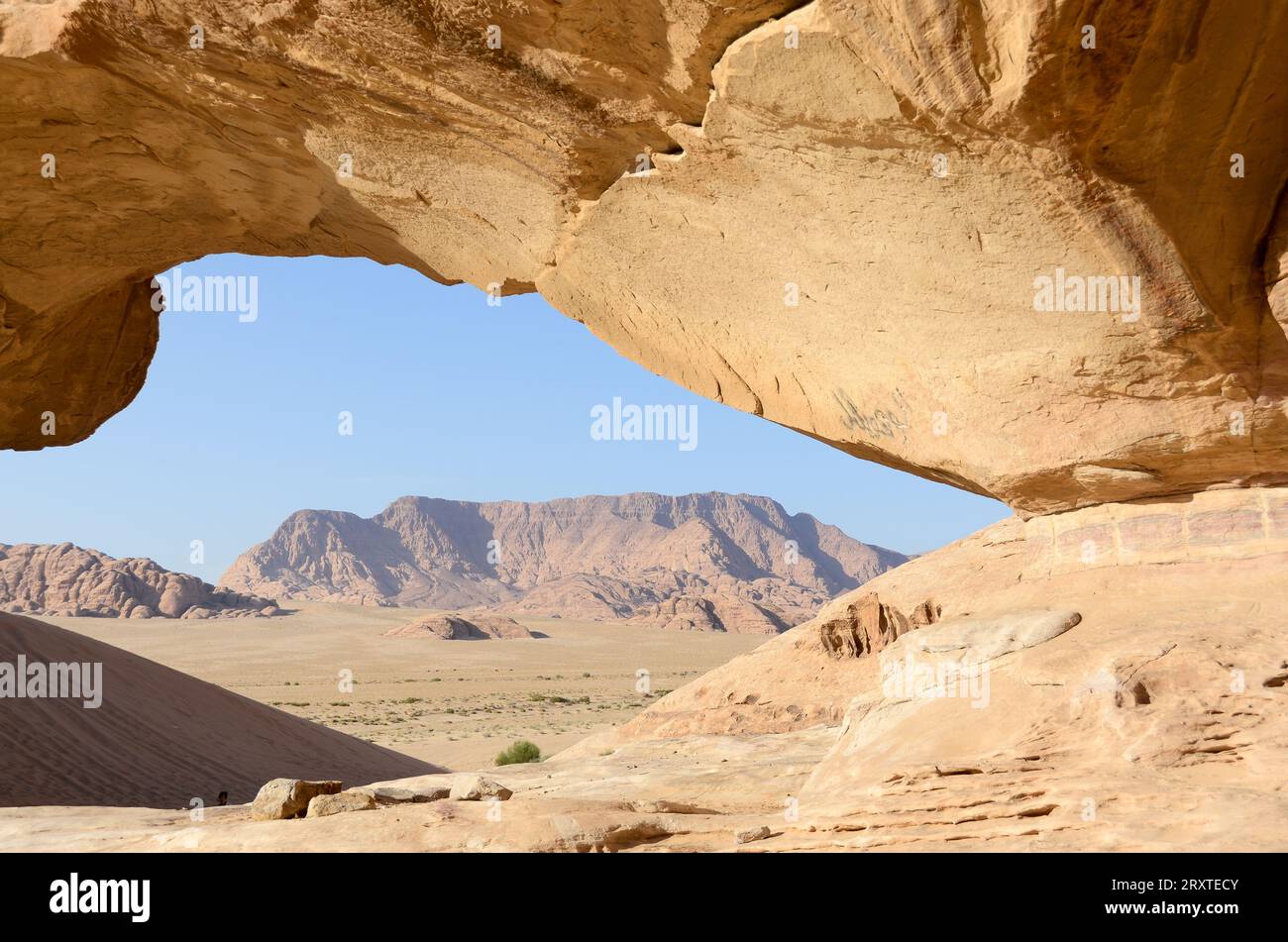 Wadi Rum desert, Giordania Foto Stock