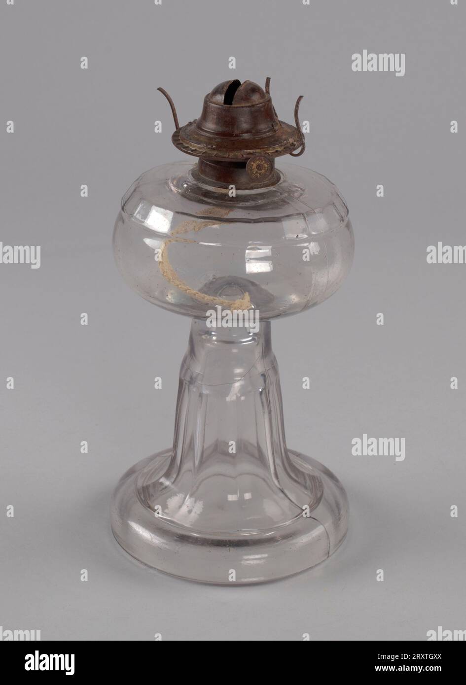 Lampada a olio della Jones-Hall-Sims House 1860-1900 Foto Stock
