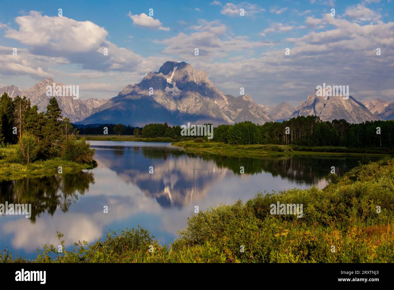 Grand Teton National Park Waters, Wyoming, Stati Uniti d'America, Nord America Foto Stock