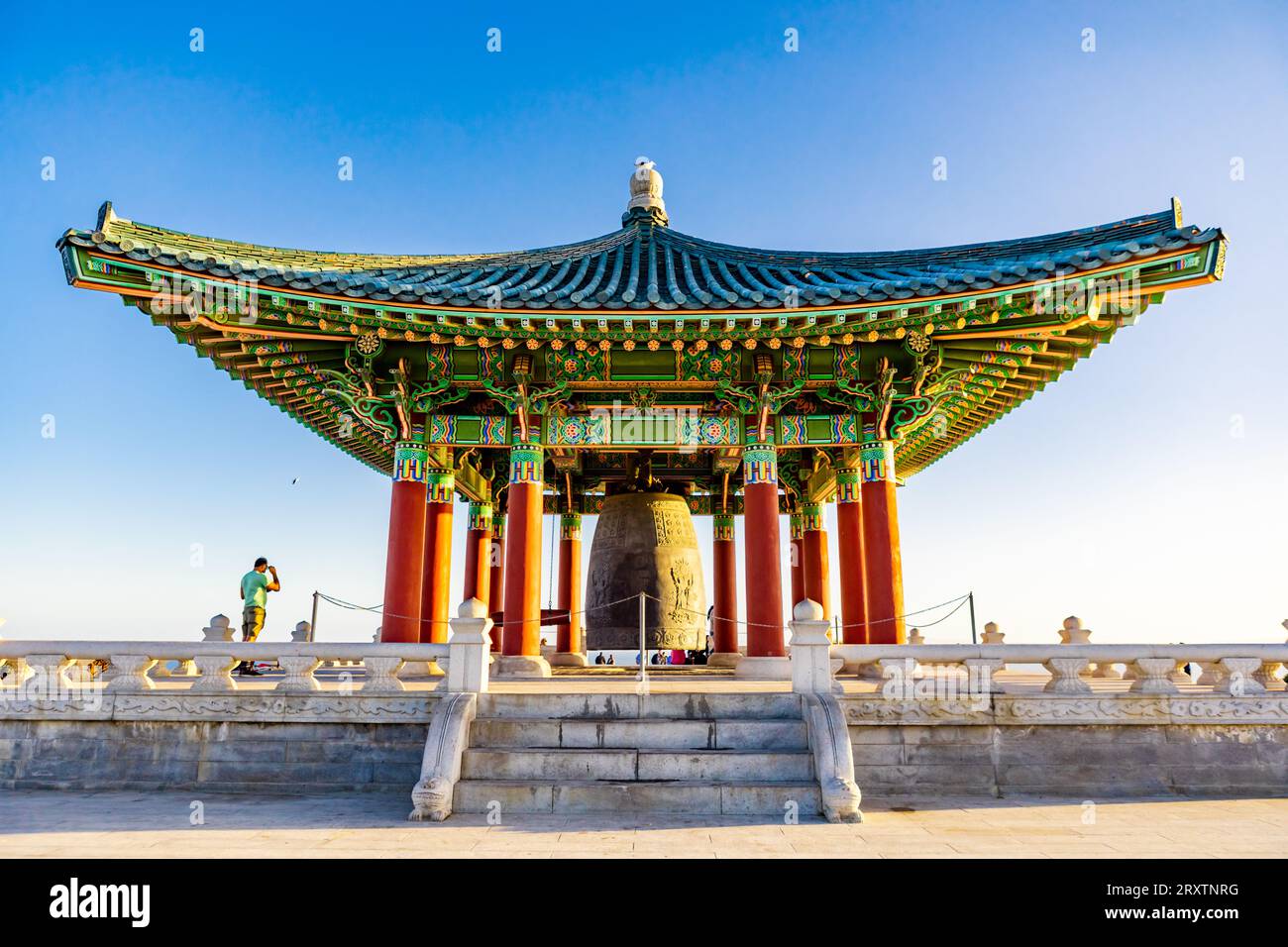 Il coreano amicizia Campana, San Pedro, California, Stati Uniti d'America, America del Nord Foto Stock