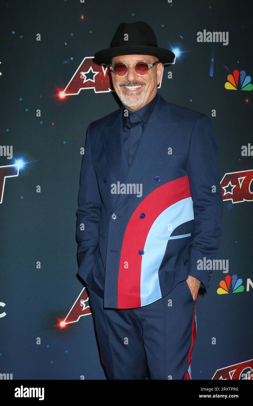 LOS ANGELES - SEP 26: Howie Mandel al The America's Got Talent Season 18 finale Live Show Red Carpet all'Hotel Dena il 26 settembre 2023 a Pasadena, CALIFORNIA (foto di Katrina Jordan/Sipa USA) Foto Stock