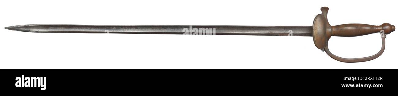 Spada dell'era della guerra civile del 1861-1865 Foto Stock
