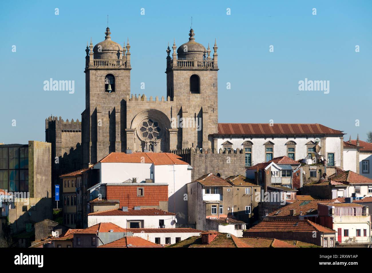 Lo skyline di Oporto Foto Stock