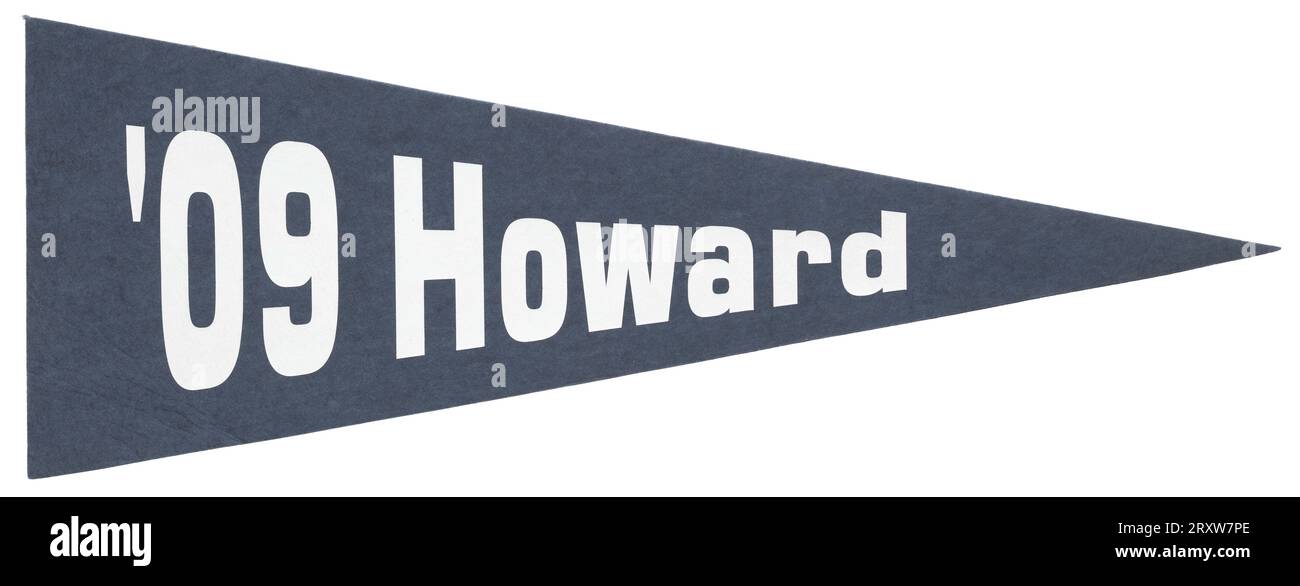 Pennant per la classe Howard University del 2009 ca. 2009 Foto Stock