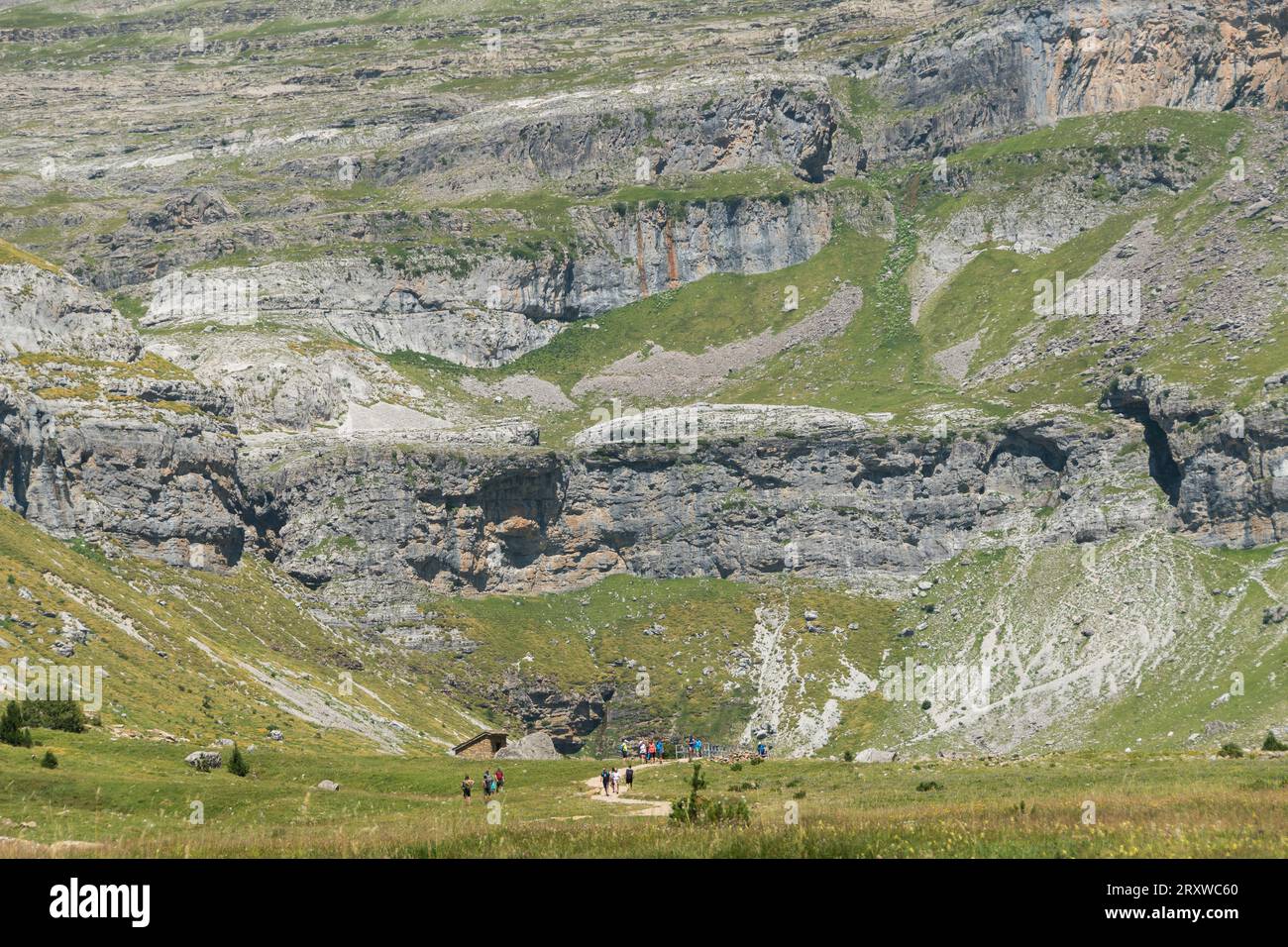 Parco nazionale di Ordesa, pirenei, spagna Foto Stock