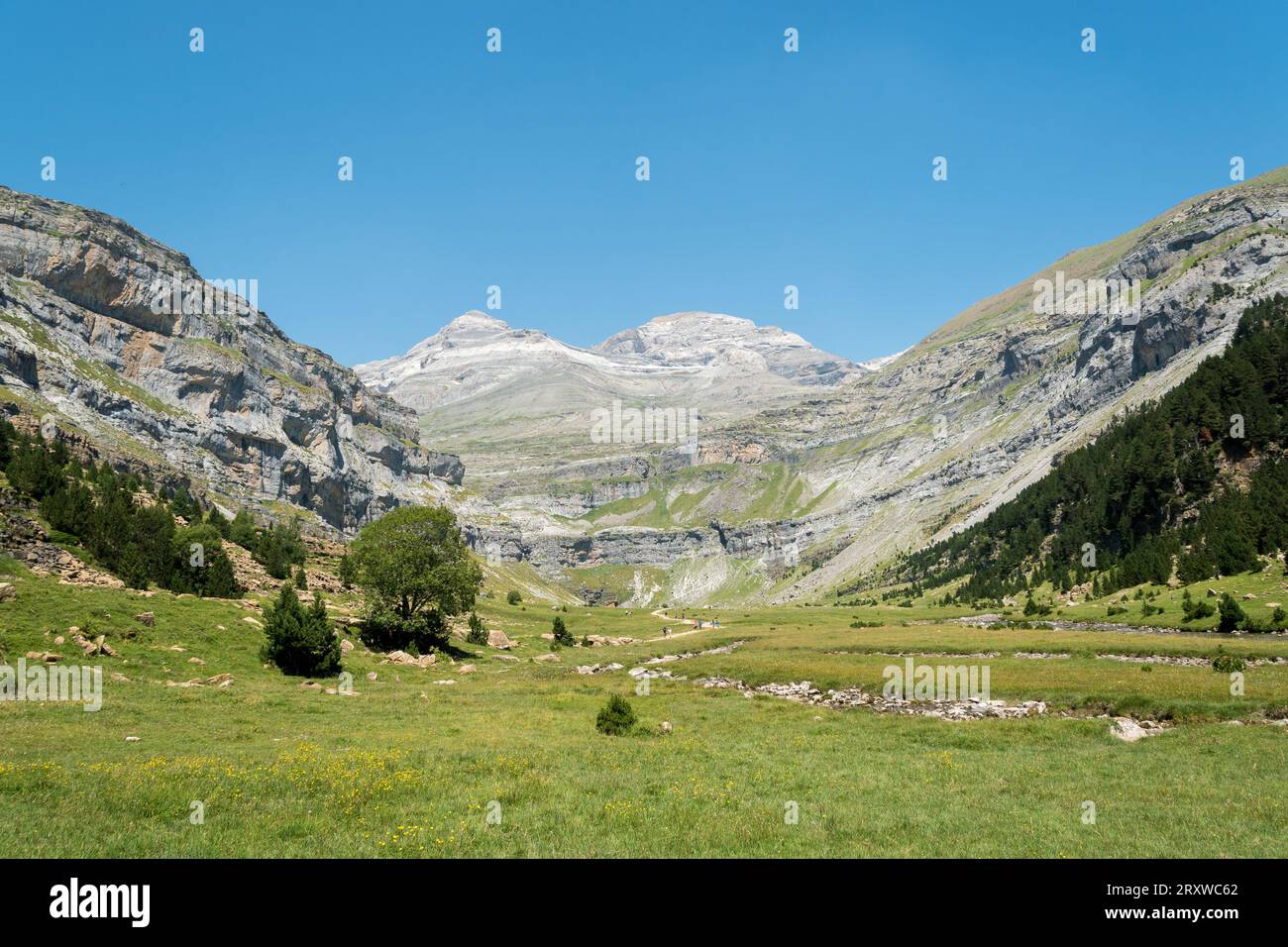 Parco nazionale di Ordesa, pirenei, spagna Foto Stock