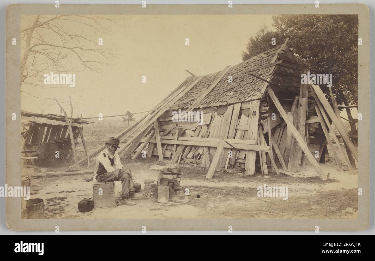 Cucinare la sua colazione; Augusta, GA fine XIX-inizio XX secolo Foto Stock