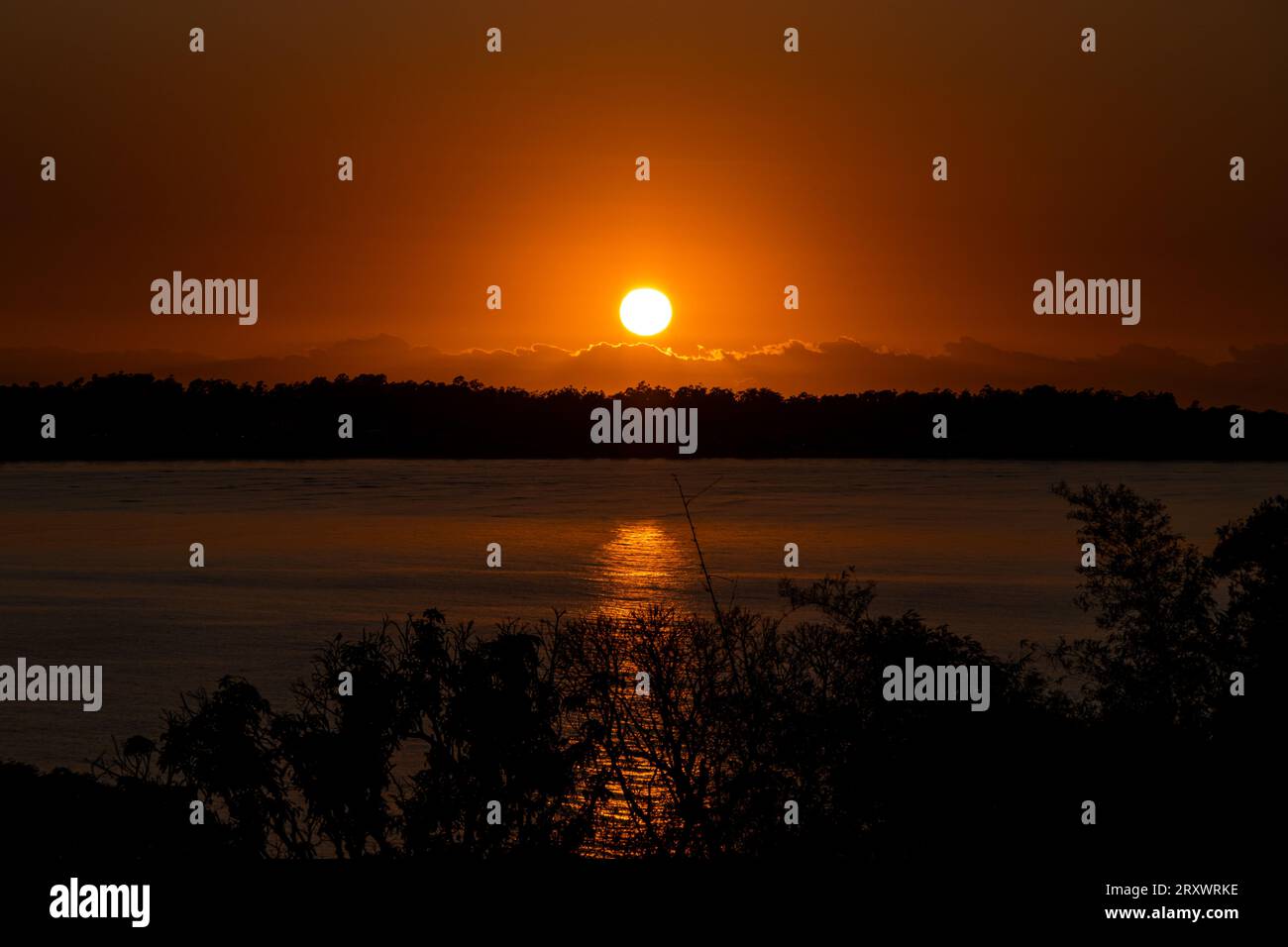 Splendide foto dell'alba e del tramonto di Afonso Farias Foto Stock
