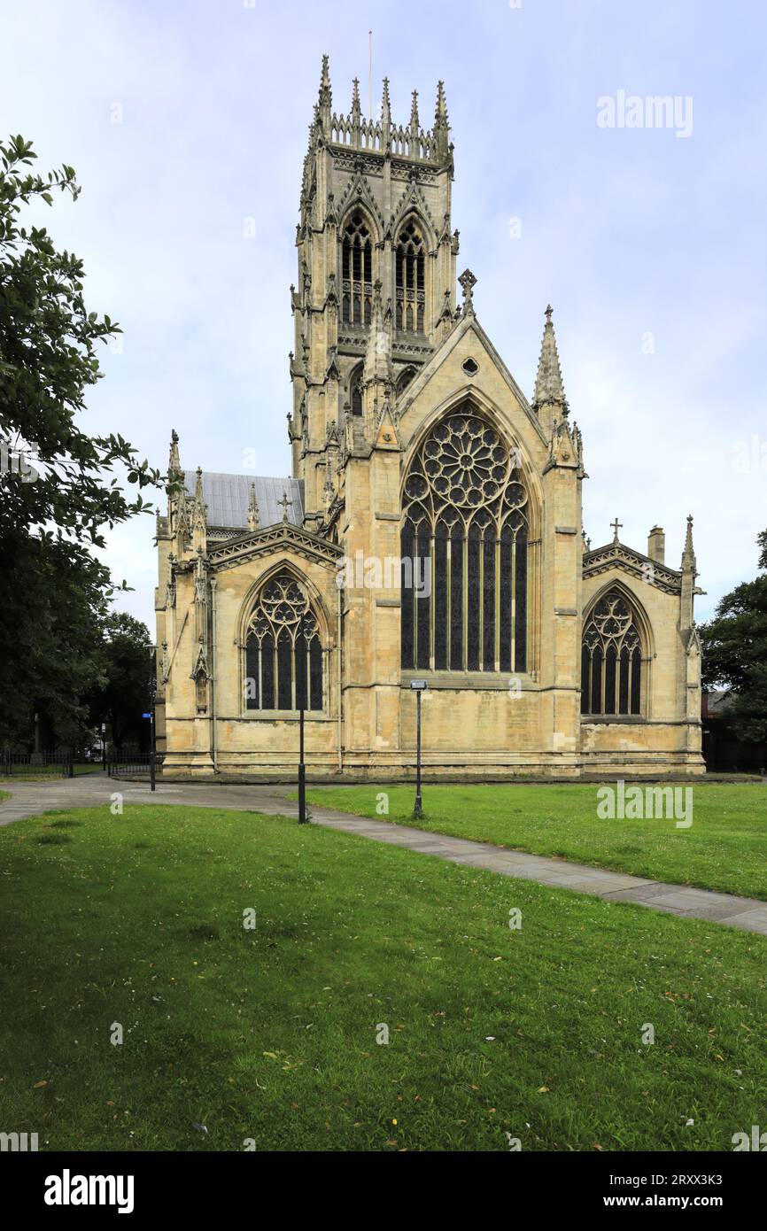 Chiesa Minster di San Giorgio a Doncaster, South Yorkshire, Inghilterra, Regno Unito Foto Stock