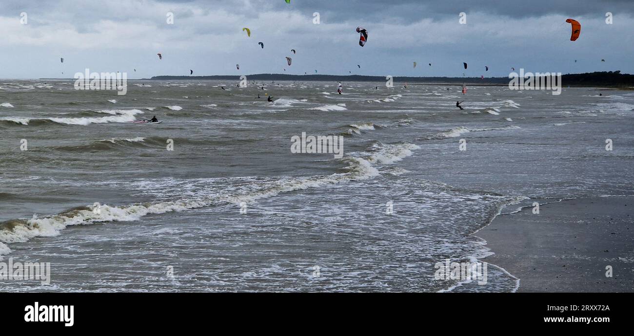 Le Tréport, somme, Hauts-de-France, Francia Foto Stock