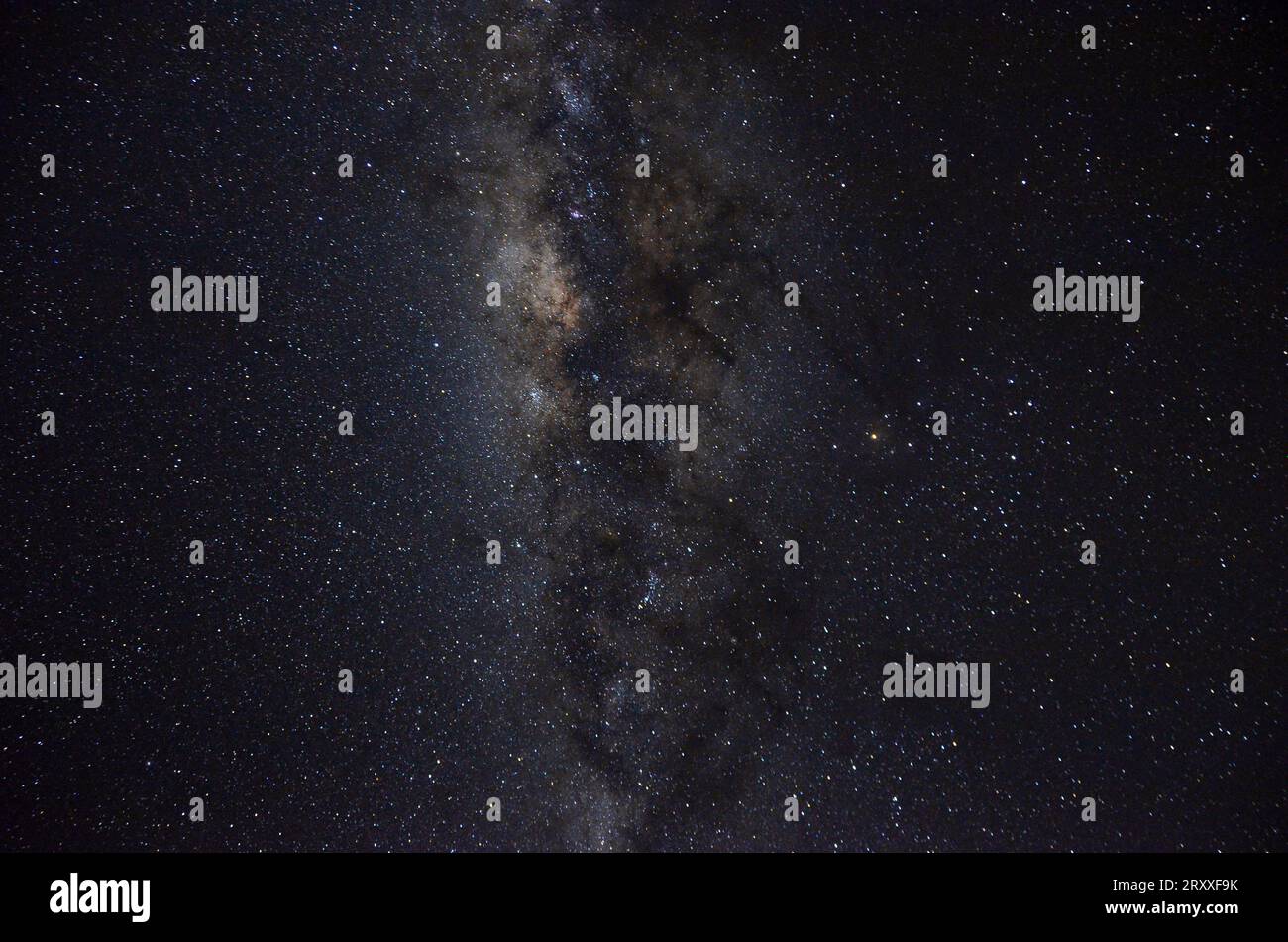 via lattea nell'emisfero sud Foto Stock