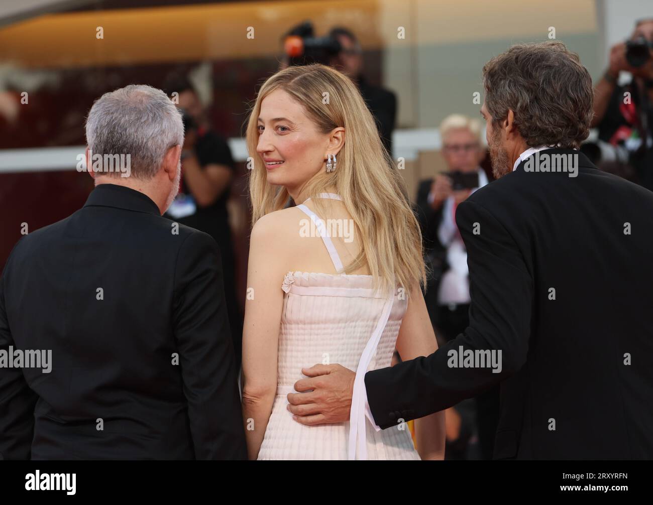 VENEZIA, ITALIA - 08 SETTEMBRE: Alba Rohrwacher partecipa a un Red carpet per "Hors-Saison" alla 80° Mostra del Cinema di Venezia Foto Stock