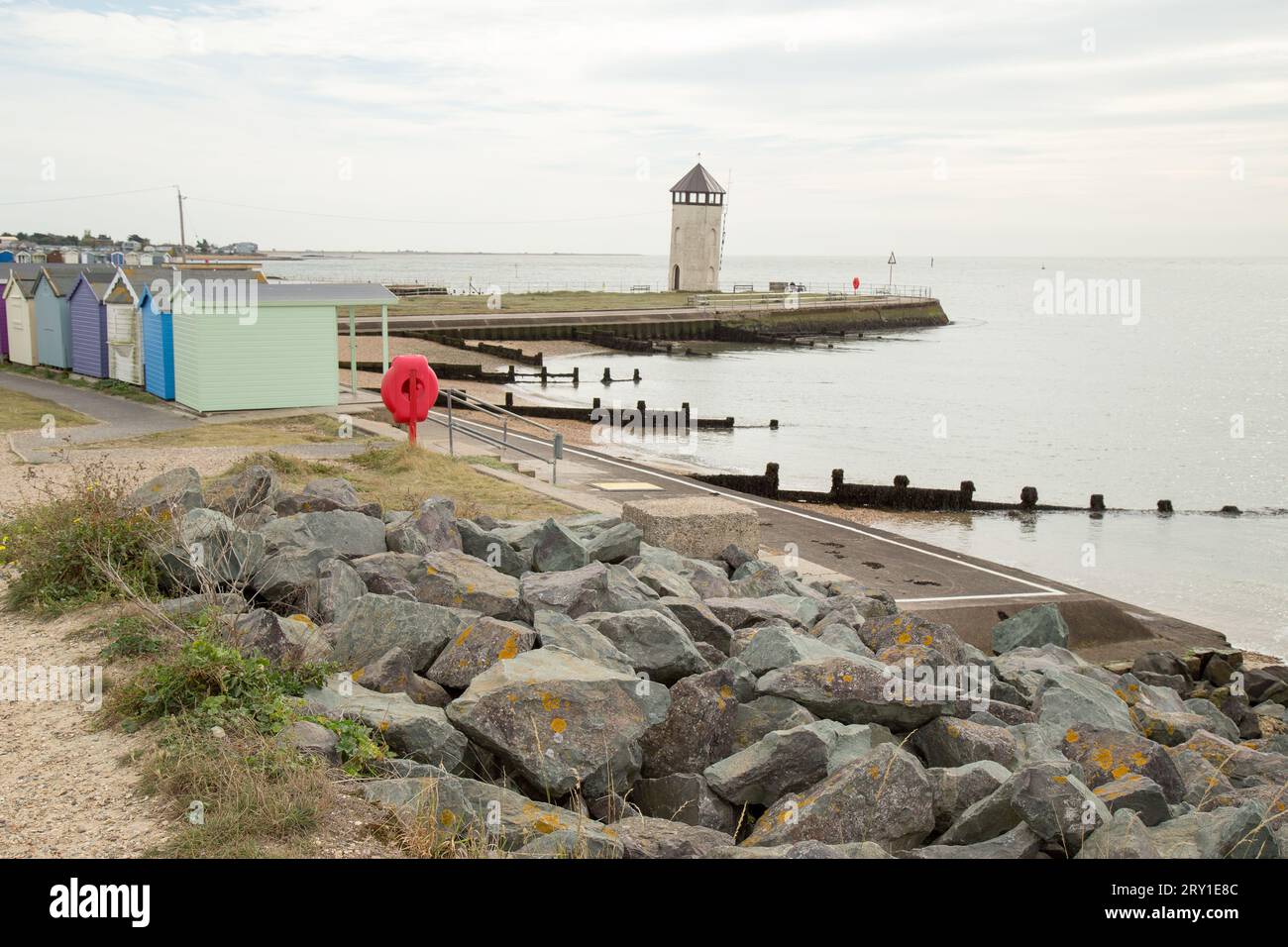 Brightlingsea Beach Foto Stock