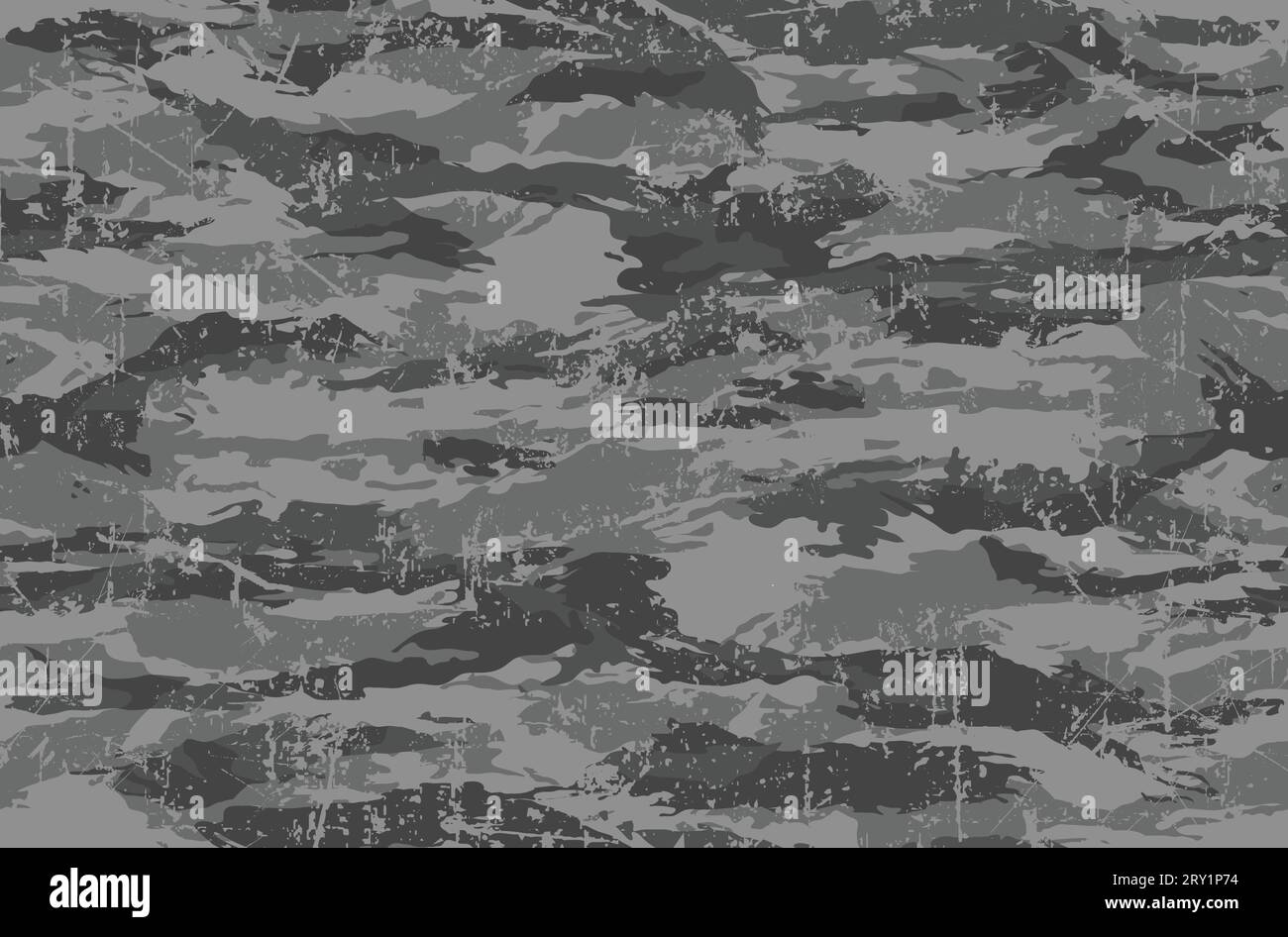 Motivo camouflage urban tiger senza cuciture. Graffi pesanti. Illustrazione Vettoriale