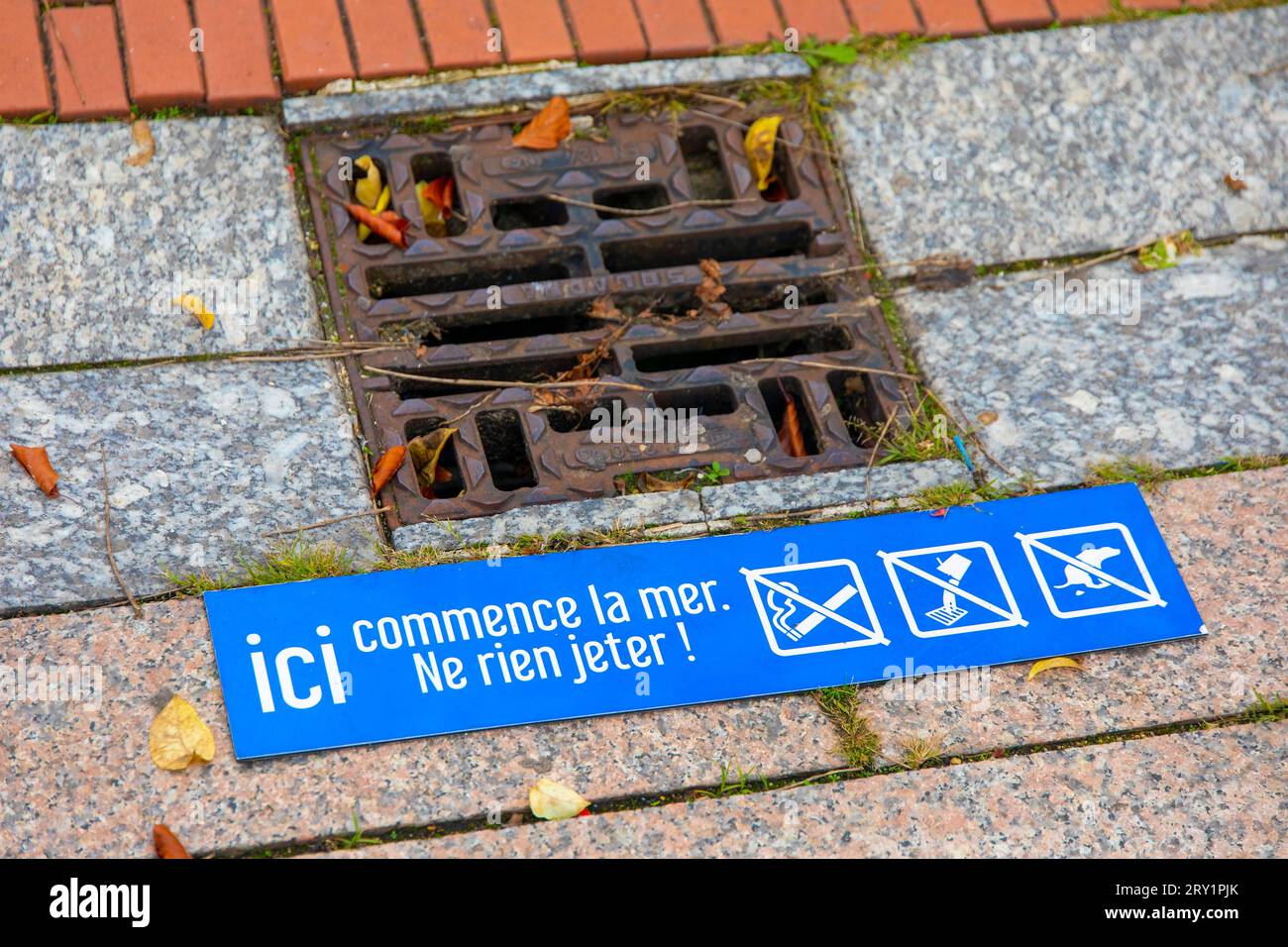 Ambiente, campagna di sensibilizzazione Foto Stock