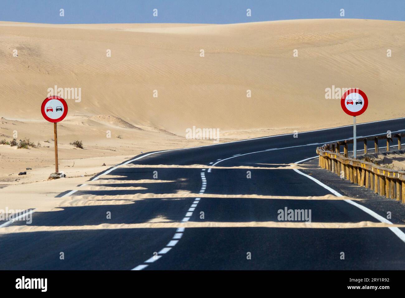 Europa, Spagna, Isole Canarie, Fuerteventura. Corralejo. Il Parco naturale delle dune di Corralejo Foto Stock