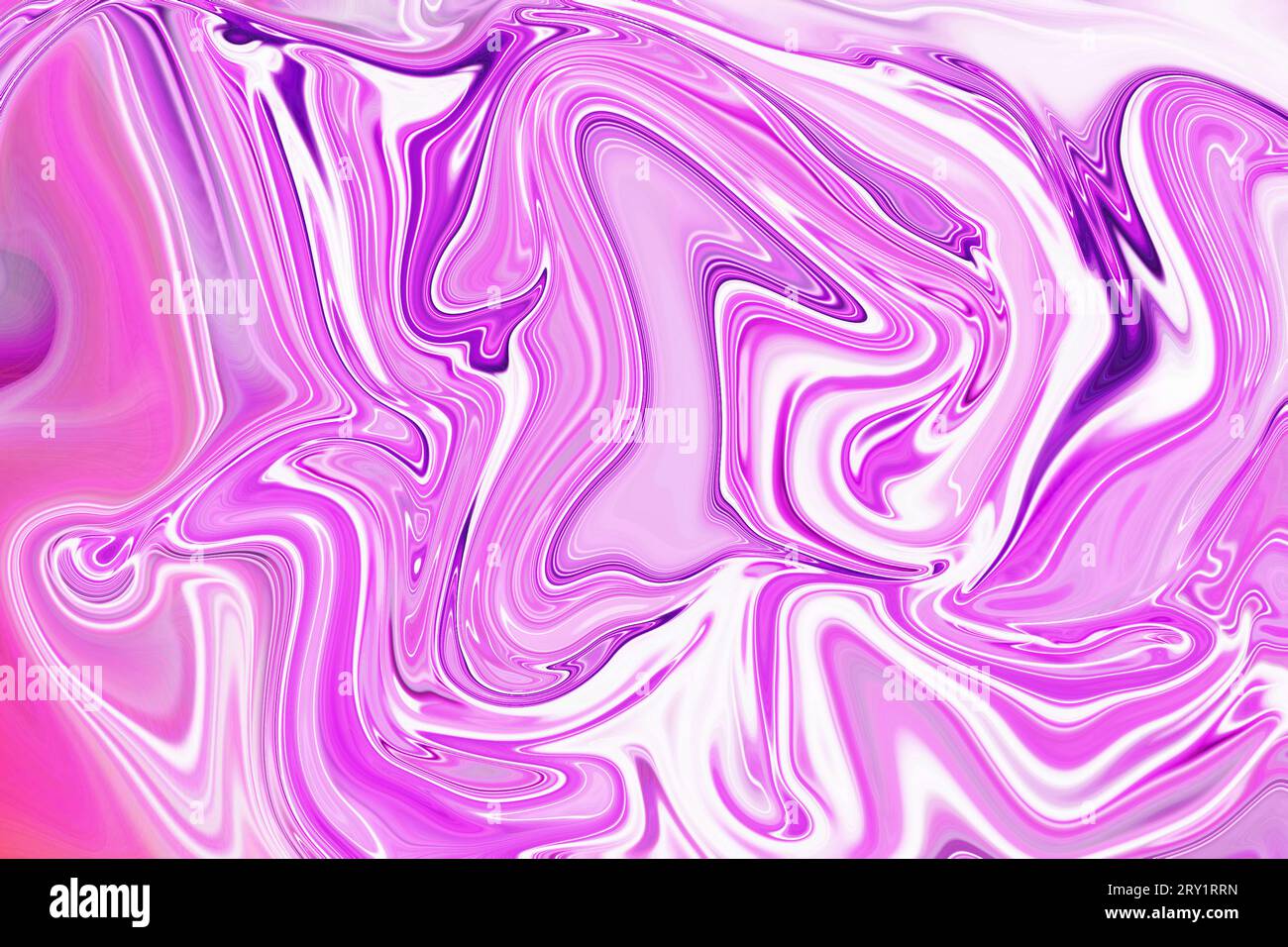 interazione dinamica tra colori psichedelici, design e sfondo astratto arancione Foto Stock