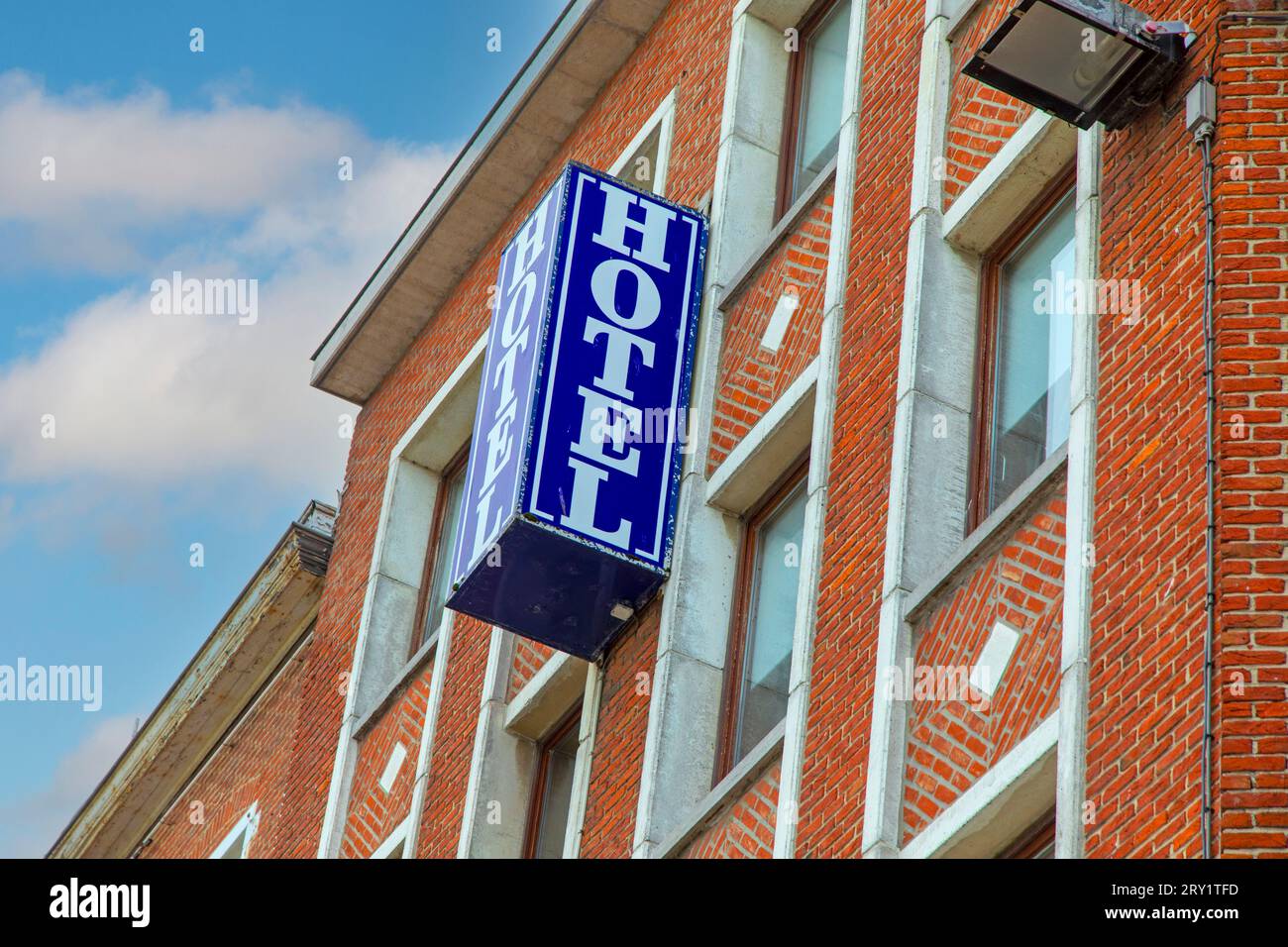 L'hotel front Foto Stock