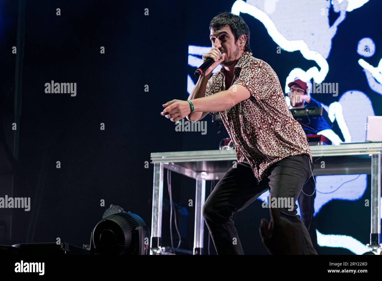 BARCELLONA, ESPAÑA – 22 SETTEMBRE. Zoo en concierto como parte de las Fiestas de la Mercè 2023 (Fotografía: Fernando Pérez) Foto Stock
