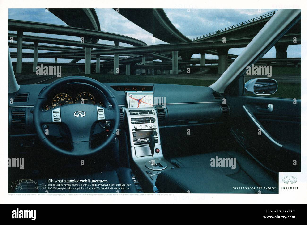 Vintage 'Time' Magazine 6 maggio 2002 Issue Advert, USA Foto Stock