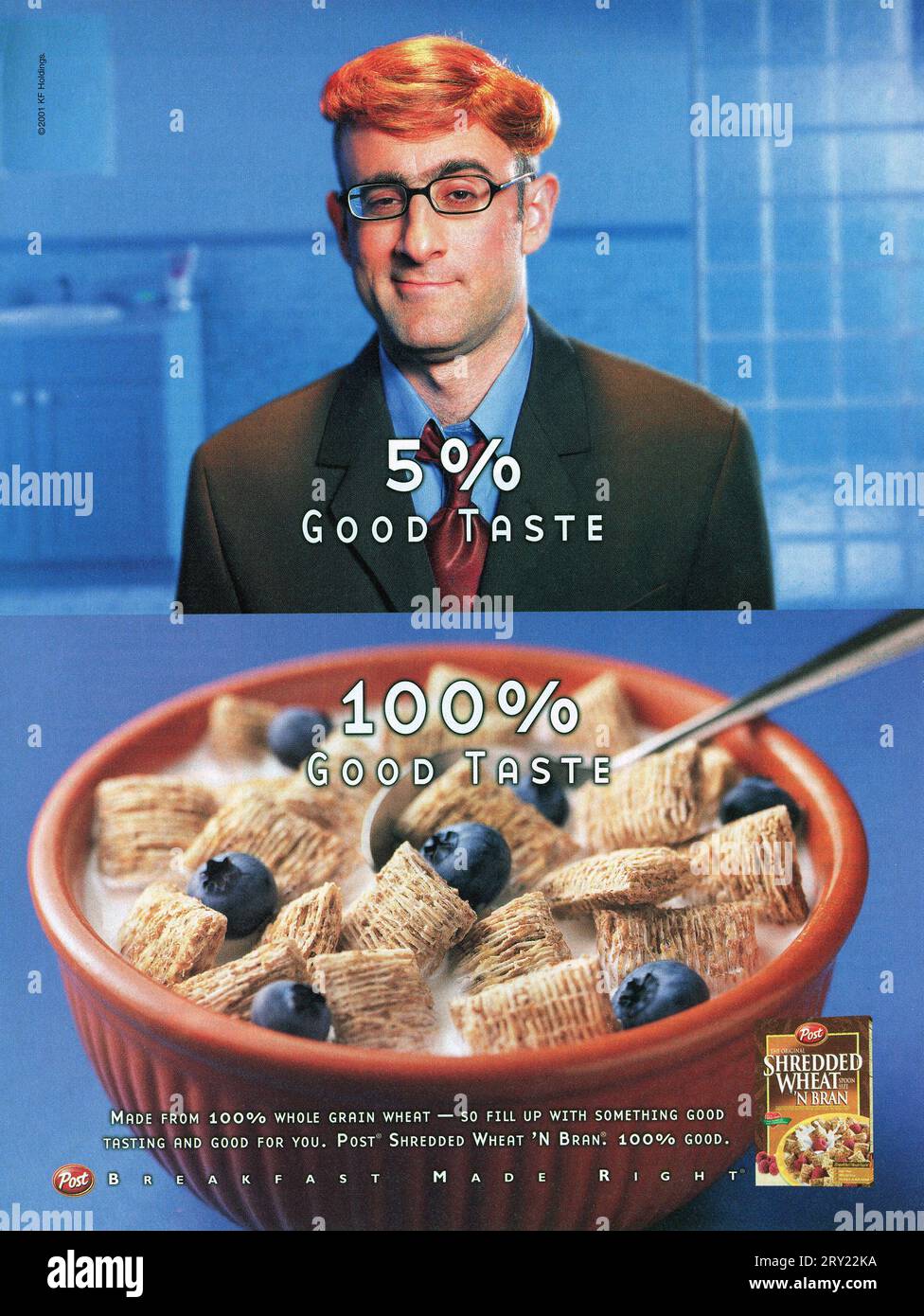 Vintage 'Time' Magazine 6 maggio 2002 Issue Advert, USA Foto Stock