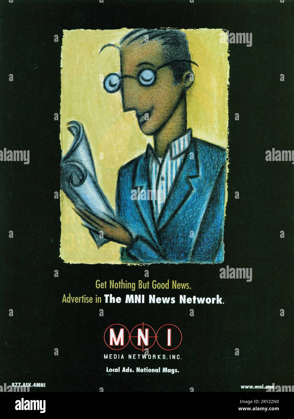 Vintage 'Time' Magazine 6 maggio 2002 Issue Advert, USA Foto Stock