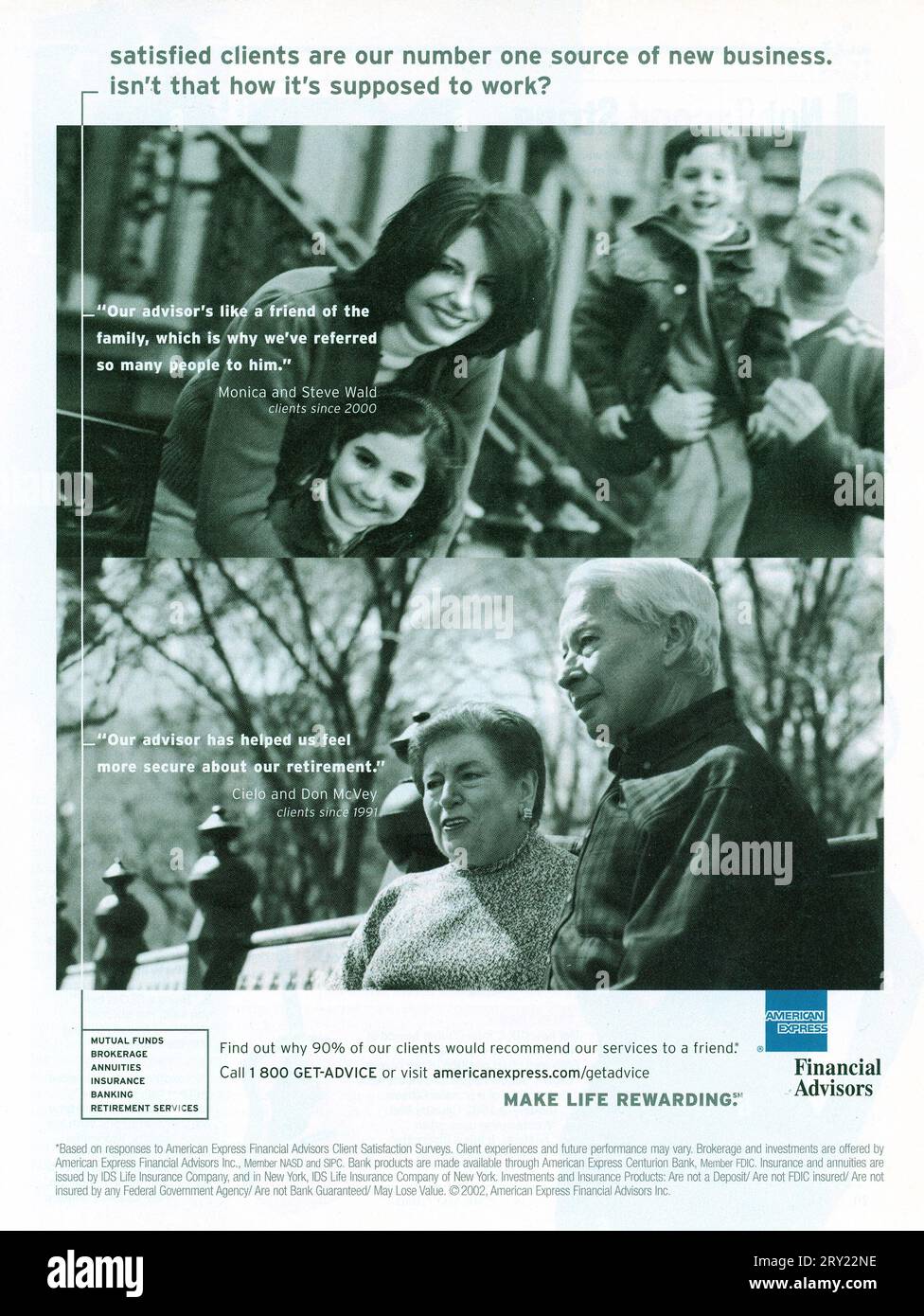 Vintage 'Time' Magazine 6 maggio 2002 Issue Advert, USA Foto Stock