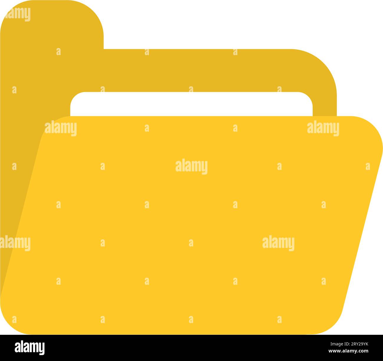 Icona vettore cartella PNG Illustrazione Vettoriale