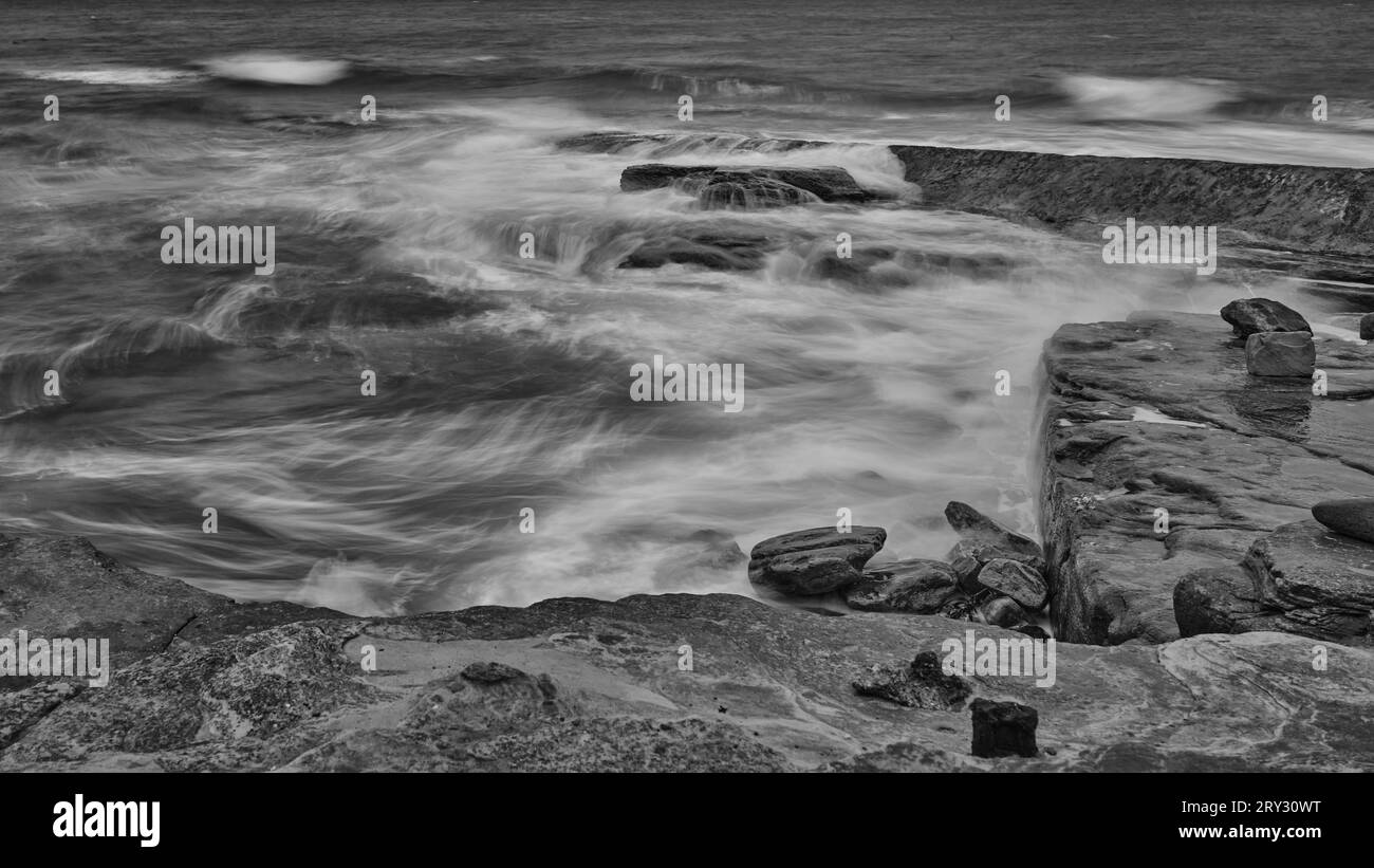 Forme del mare Foto Stock