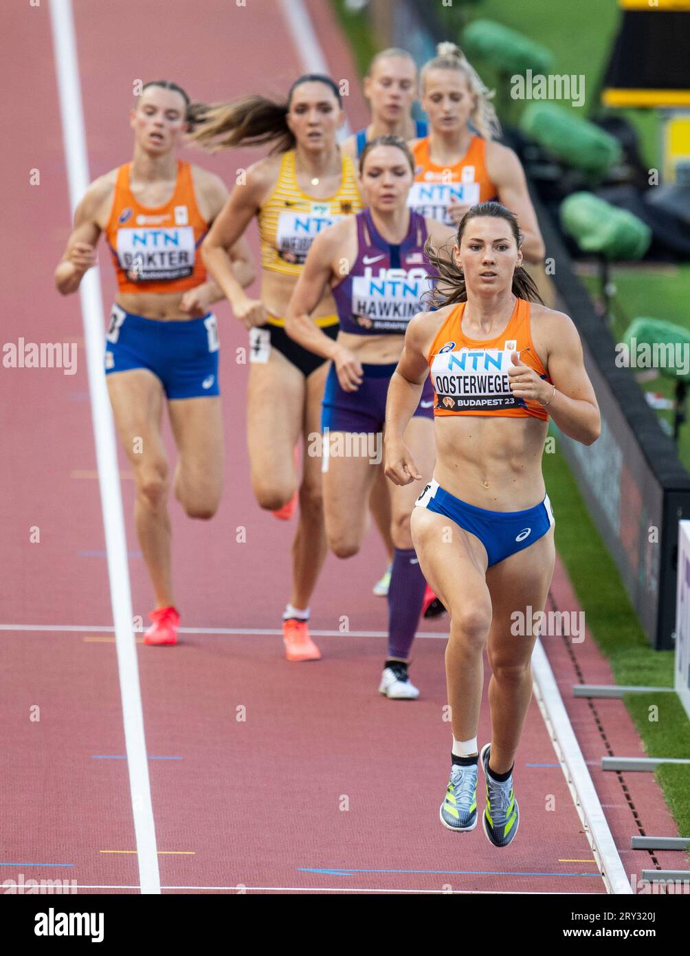 Eptathlon da lancio del peso femminile immagini e fotografie stock ad