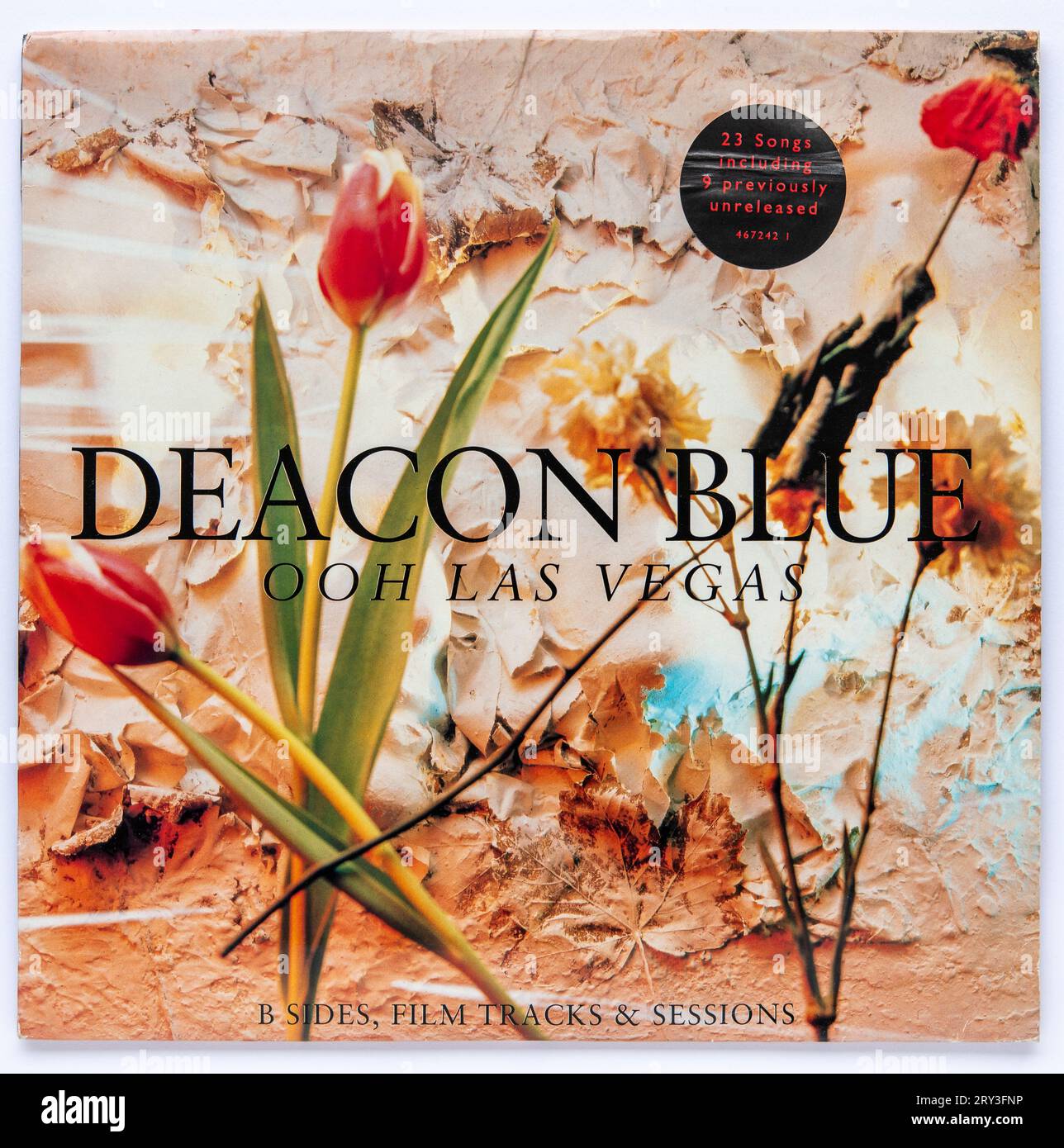 Cover LP di Ooh Las Vegas, una compilation del gruppo scozzese Deacon Blue, pubblicata nel 1990 Foto Stock