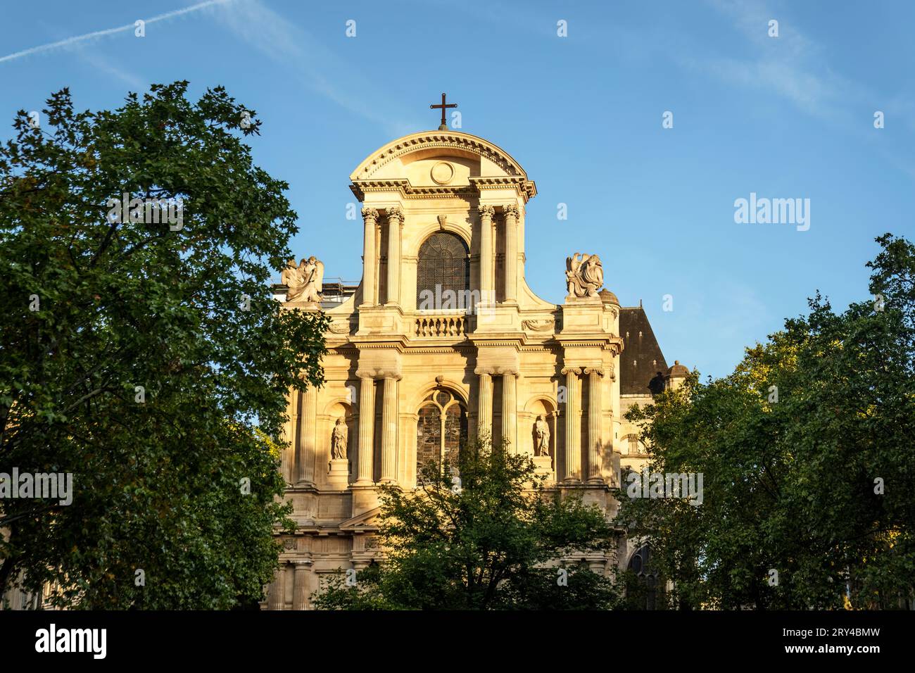 Chiesa di Saint-Gervais, Parigi, Francia Foto Stock
