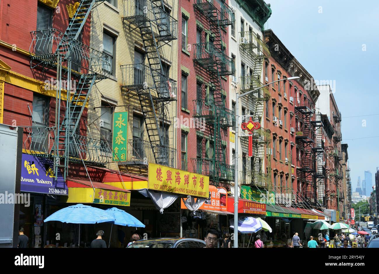 Mercati e negozi di Chinatown, Manhattan, New York, USA Foto Stock