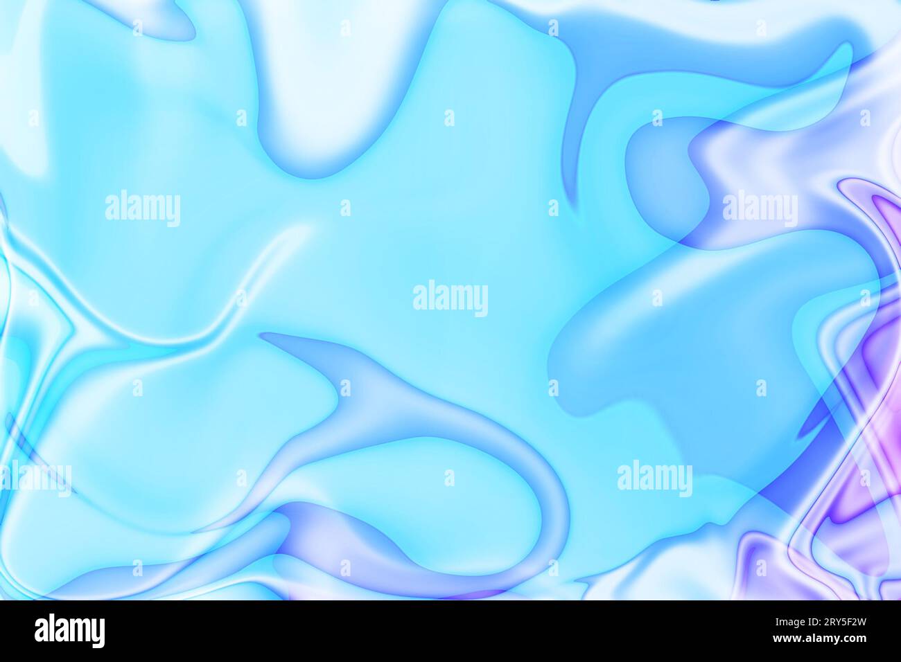 movimento blu astratto dinamico che ipnotizza gli elementi riflettenti Foto Stock