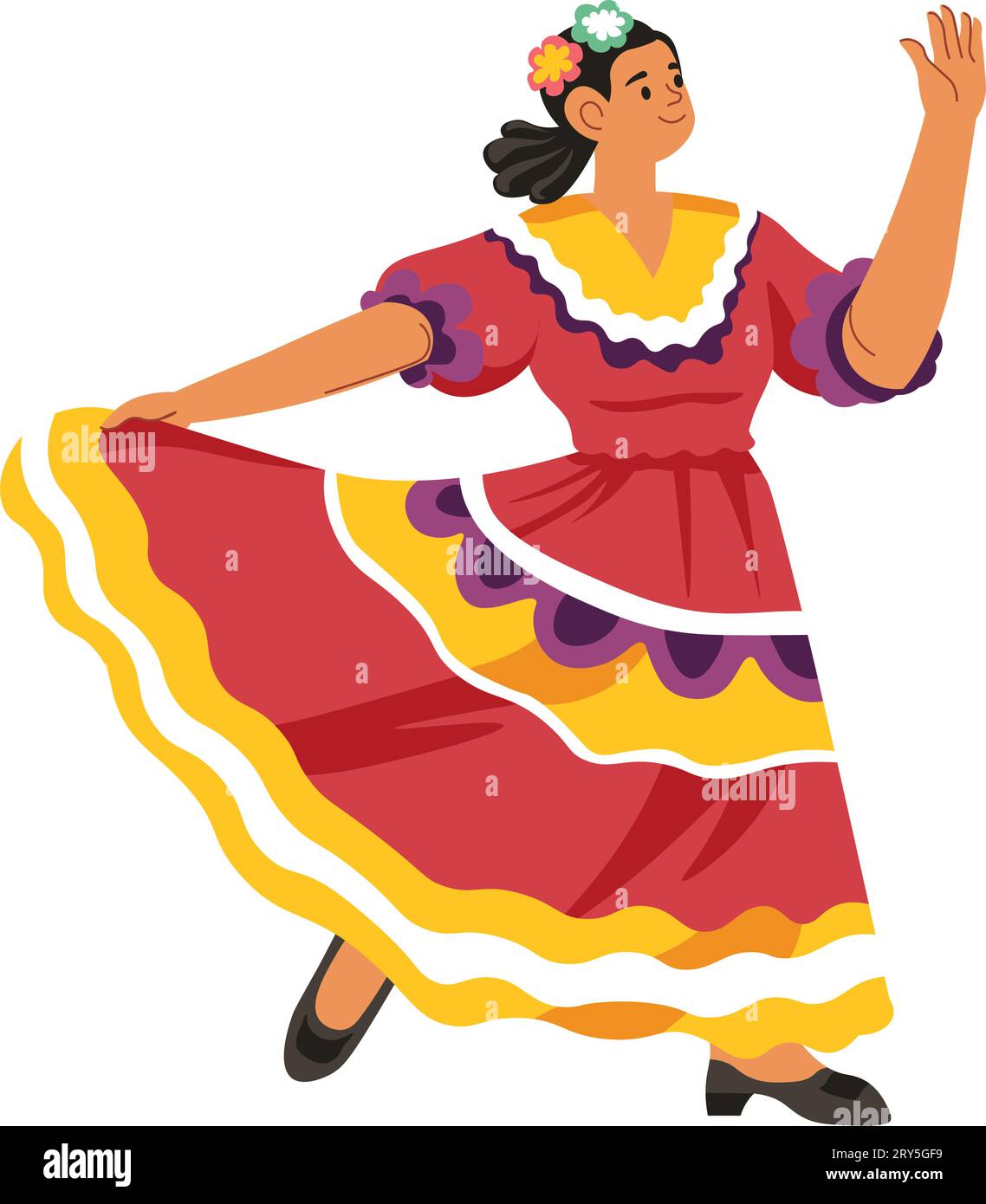 Danza popolare messicana Immagini Vettoriali Stock - Alamy