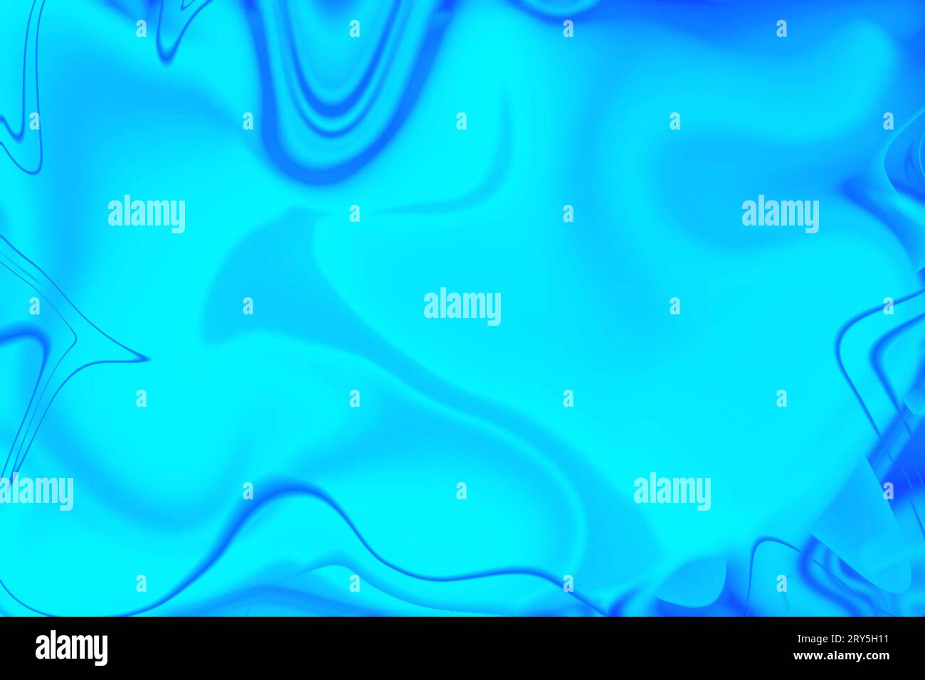 grafica dinamica in blu astratto con elementi riflettenti in movimento moderno Foto Stock