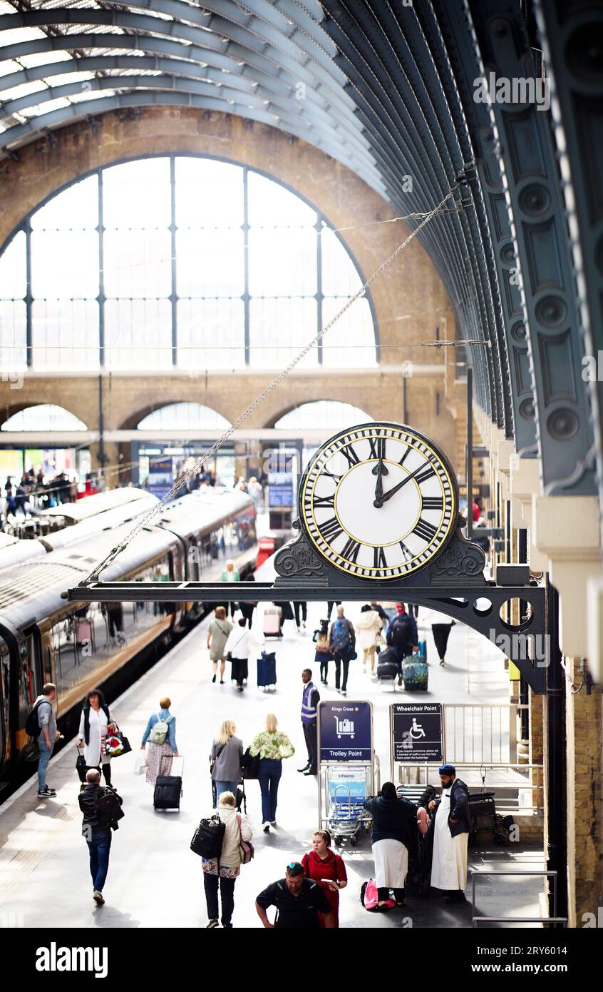 La stazione di Kings Cross London REGNO UNITO Foto Stock