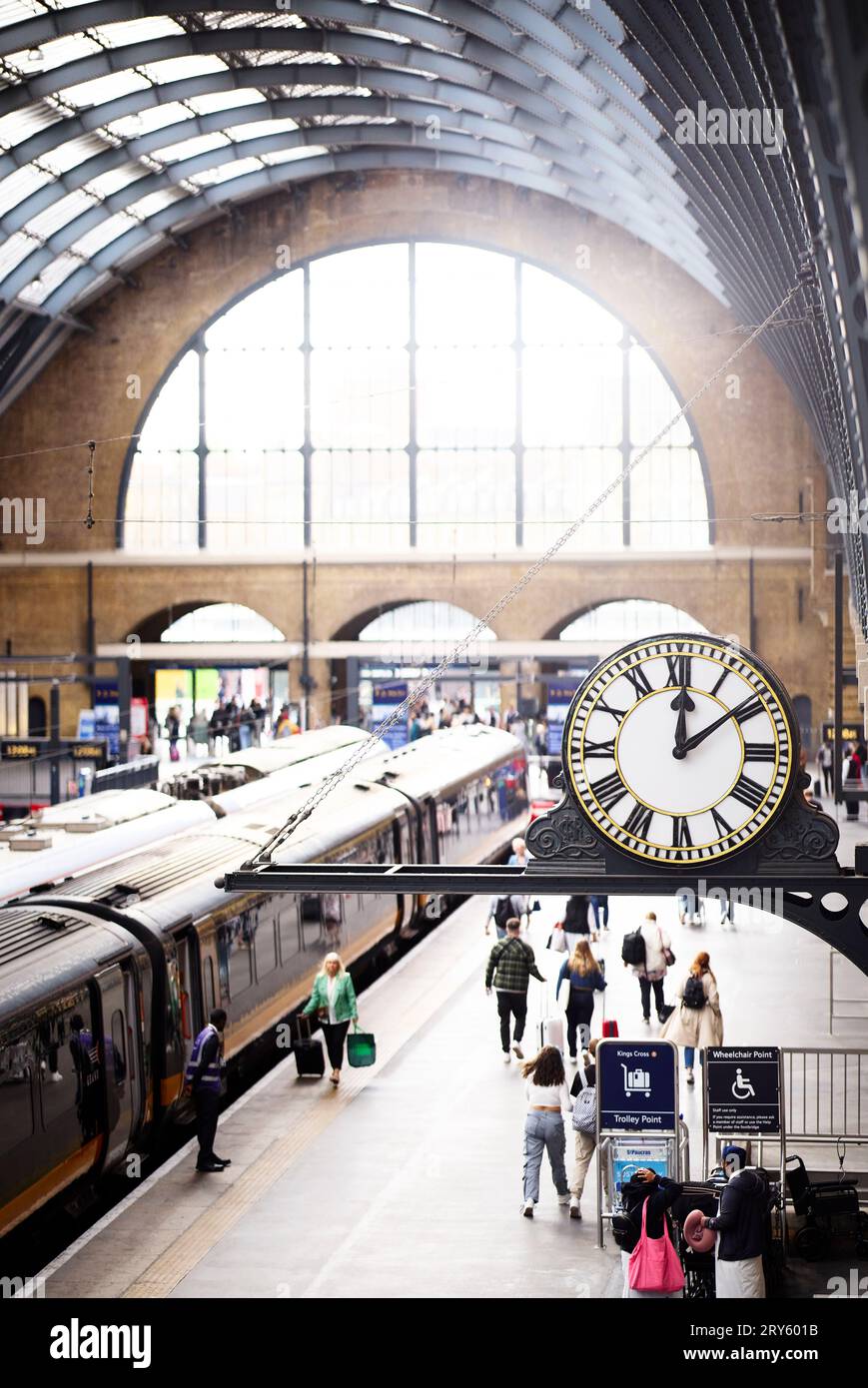 La stazione di Kings Cross London REGNO UNITO Foto Stock