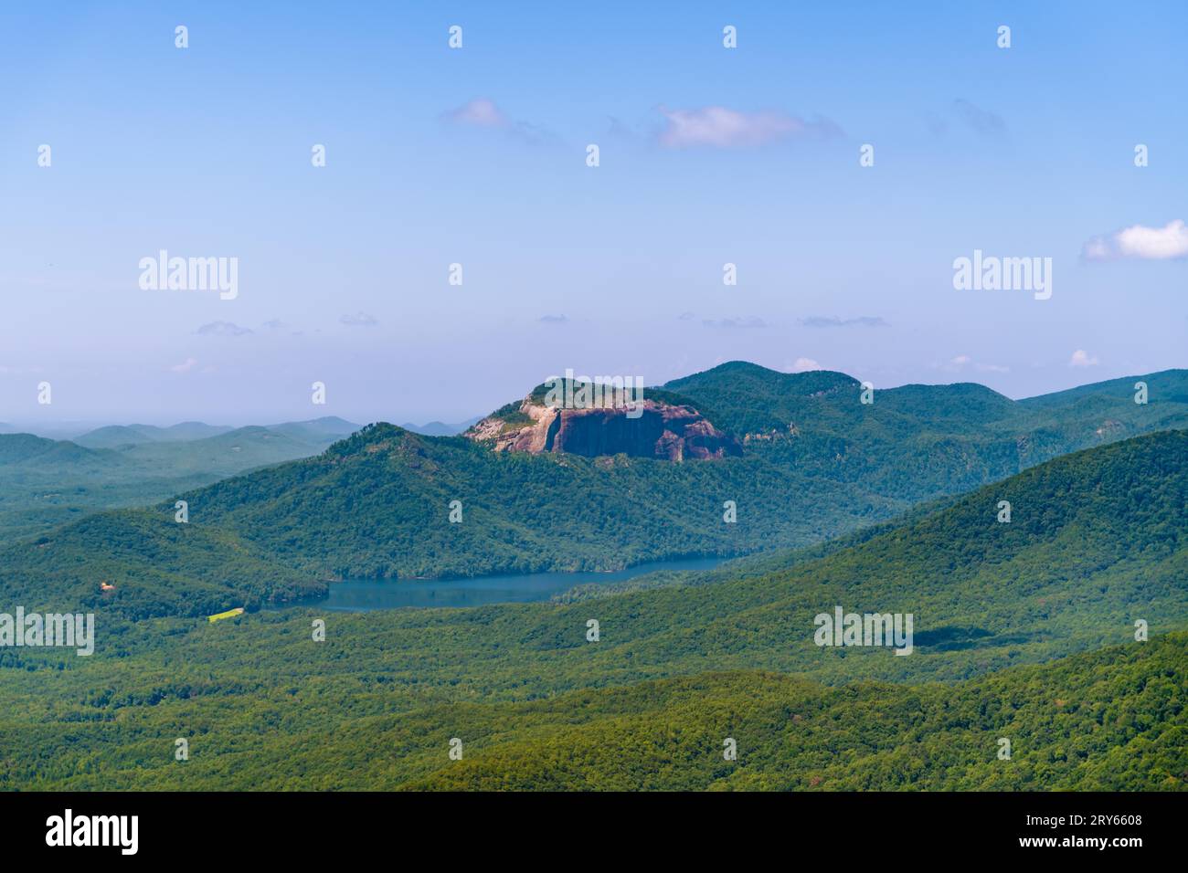 Vista panoramica a Greenville, South Carolina Foto Stock