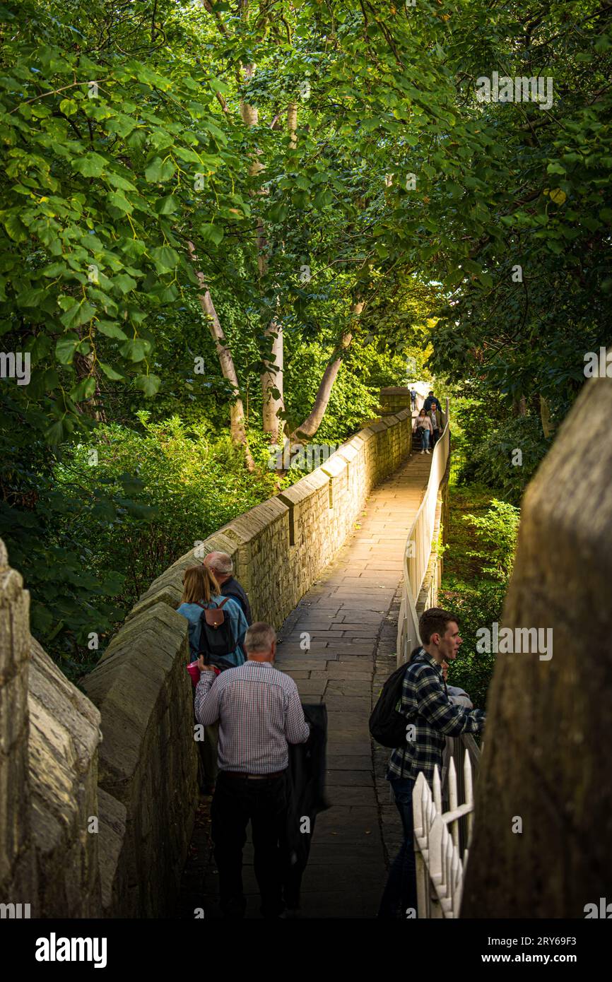 York Roman Wall Foto Stock