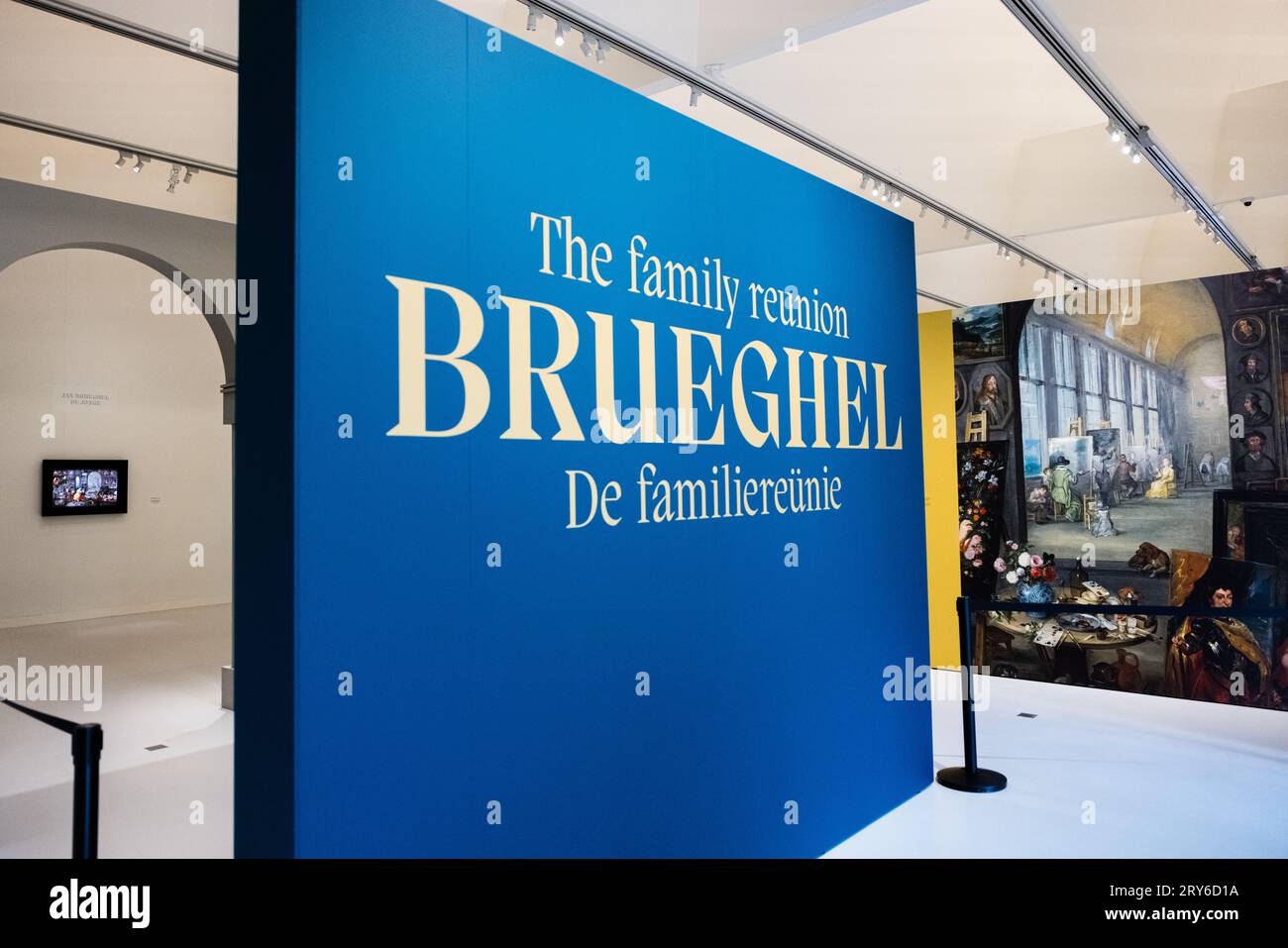 DEN BOSCH - il Noordbrabants Museum espone circa ottanta opere di cinque generazioni della famiglia di pittori Brueghel nella mostra Brueghel: The Family Reunion. Musei e collezionisti provenienti dal paese e dall'estero hanno prestato opere per rendere possibile questa mostra. ANP ROB ENGELAAR netherlands Out - belgium Out Foto Stock