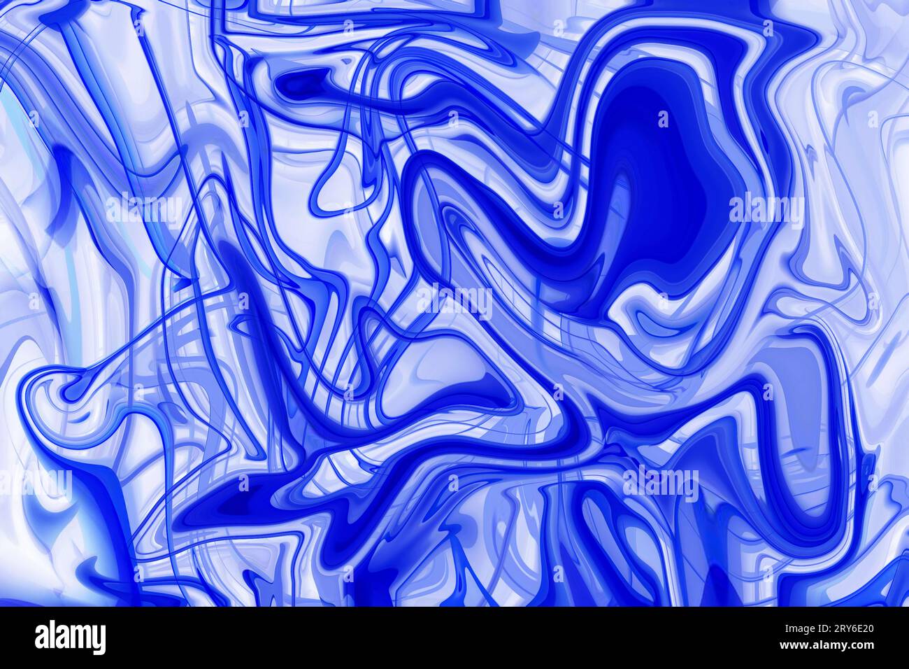 il ritmo pulsante di brillantezza artistica astratta colorazione multicolore sfondo acrilico con motivi marmorei che mescolano le vernici moderne Foto Stock