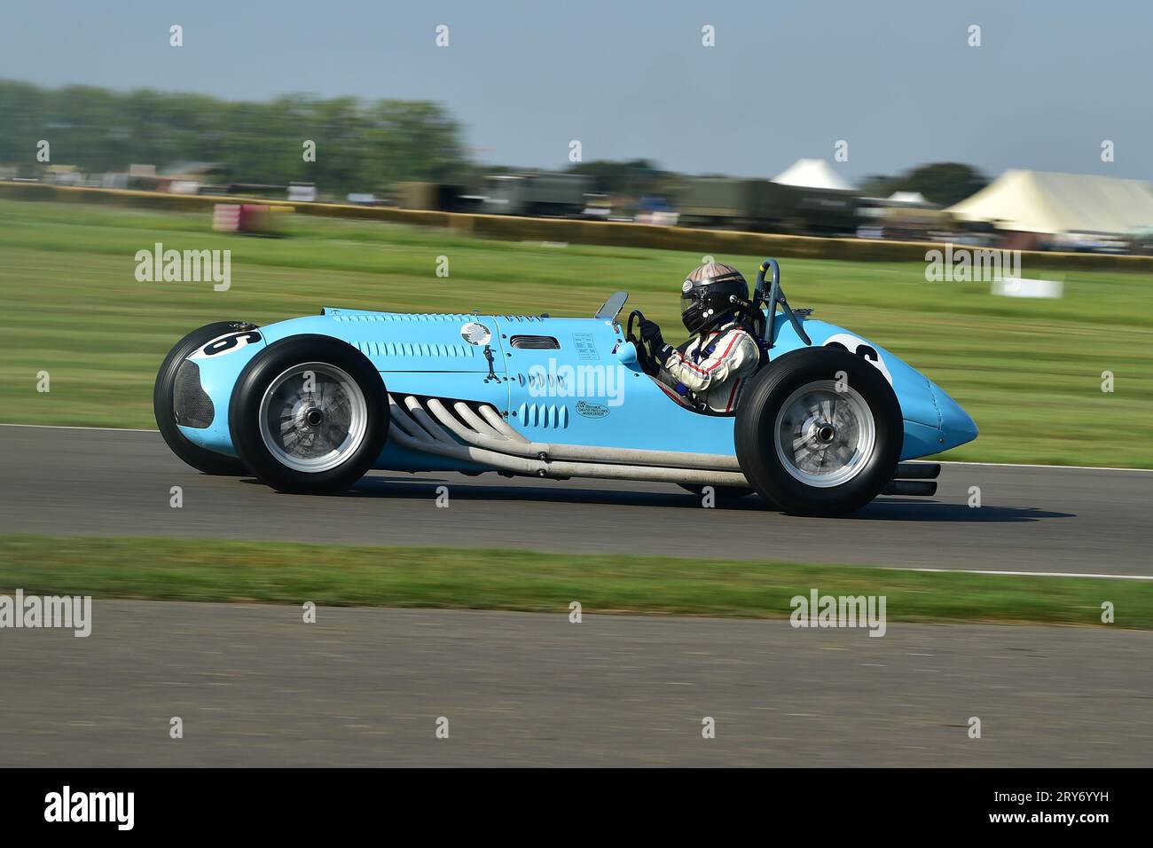 Luc Brandts, Talbot-Lago Type 26C, Goodwood Trophy, una corsa di venti minuti per le vetture Grand Prix, Voiturette e Historic Racing Specials, che sono t Foto Stock