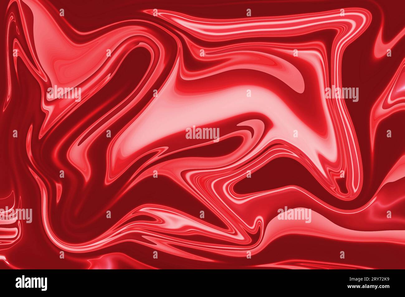 texture dinamica astratta a vortice liquida in marmo rosso per sfondo o carta da parati Foto Stock