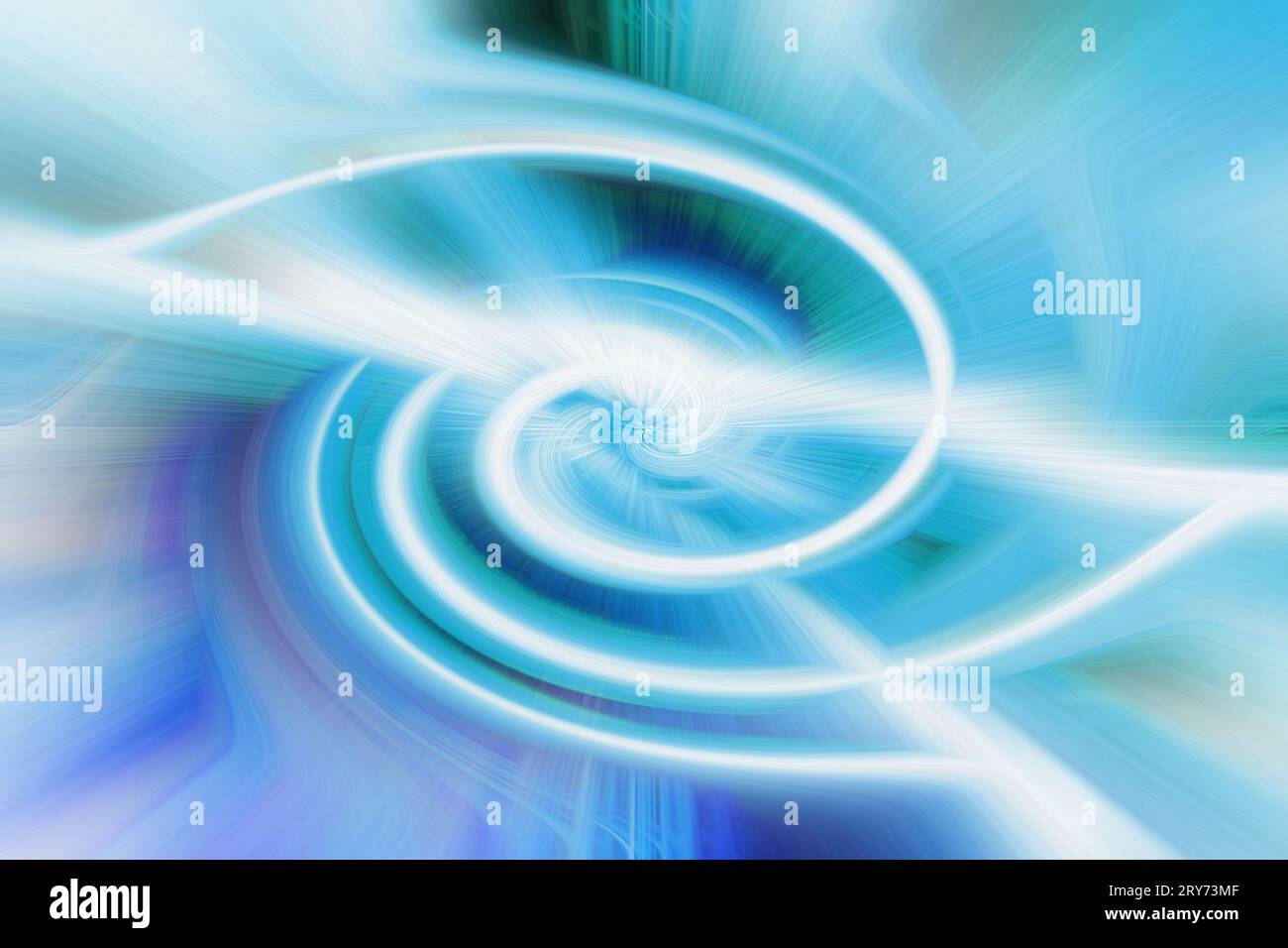 universo turbolento con sfondo hd blue swirls Foto Stock