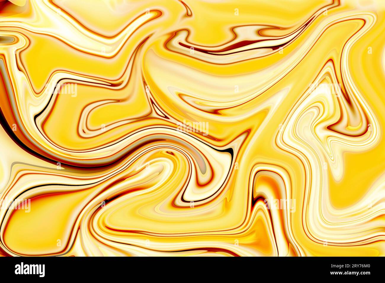 vivace interazione di colori e movimento fluido texture di sfondo liquido arte astratta della carta da parati, grafica digitale con illustrazione organica fluida, Foto Stock